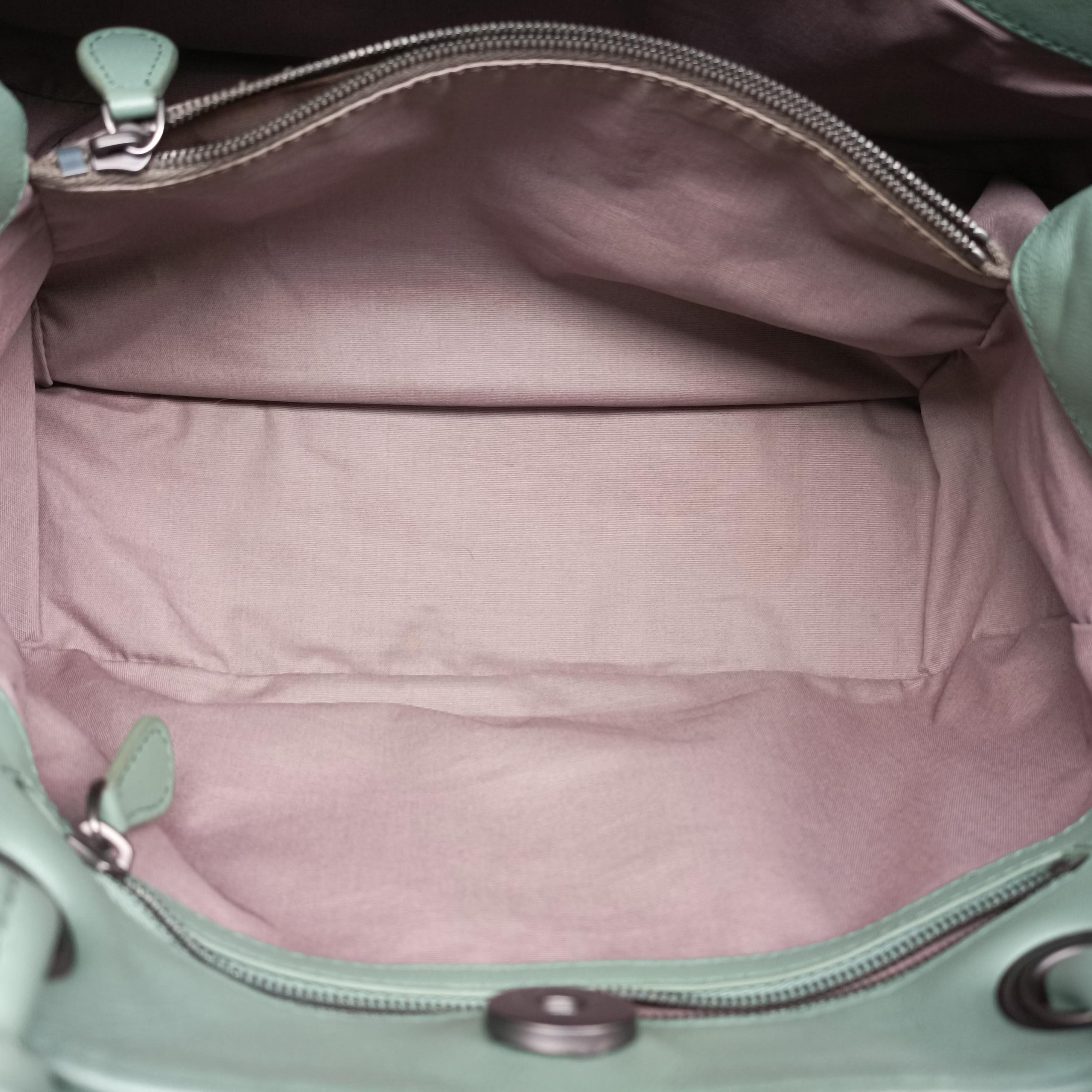 Secondhand Bottega Veneta Intrecciato Green lambskin  handbag | stylenewstar