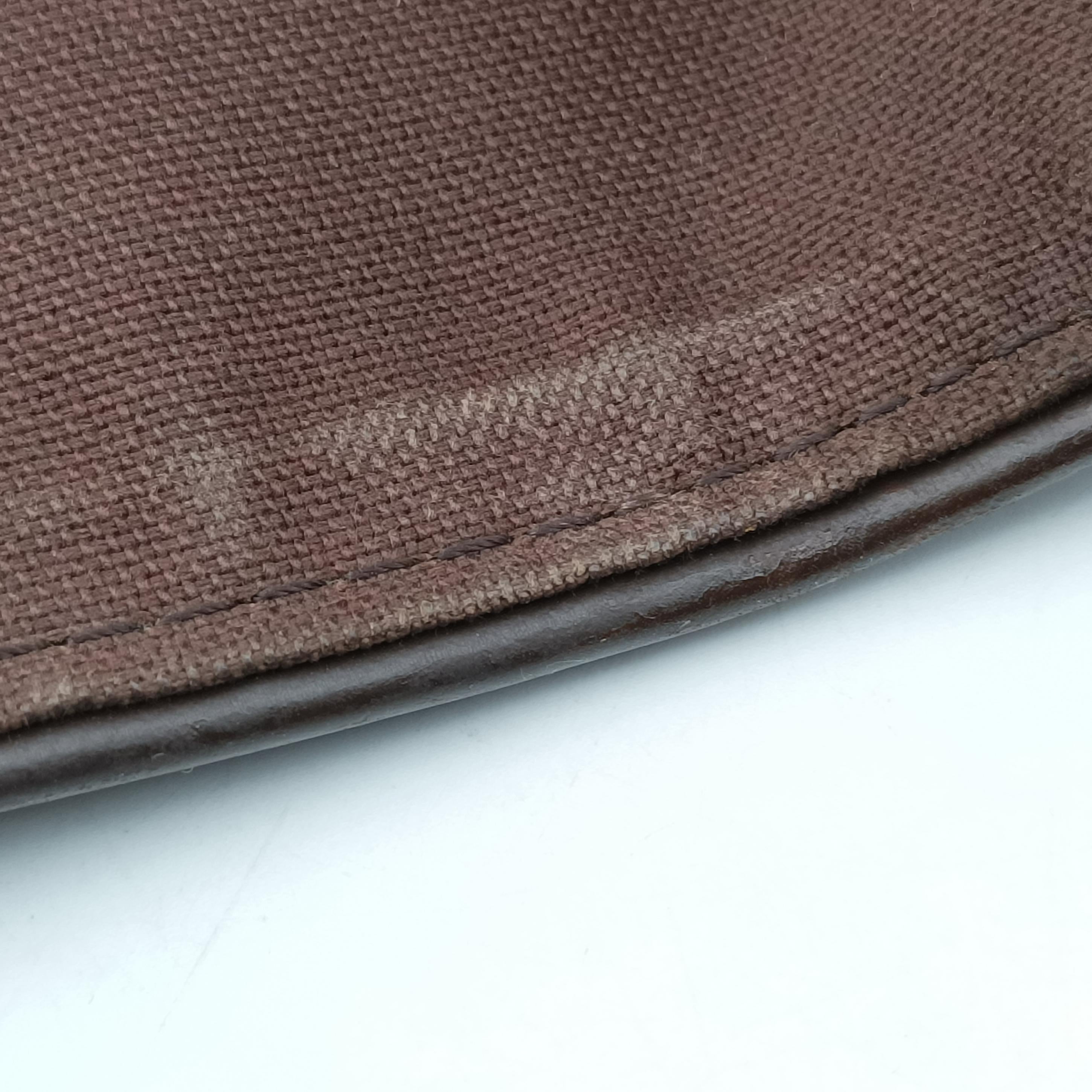 Secondhand Louis Vuitton BROOKLYN PM EBENE Damier Canvas N51210 shoulderbag | stylenewstar