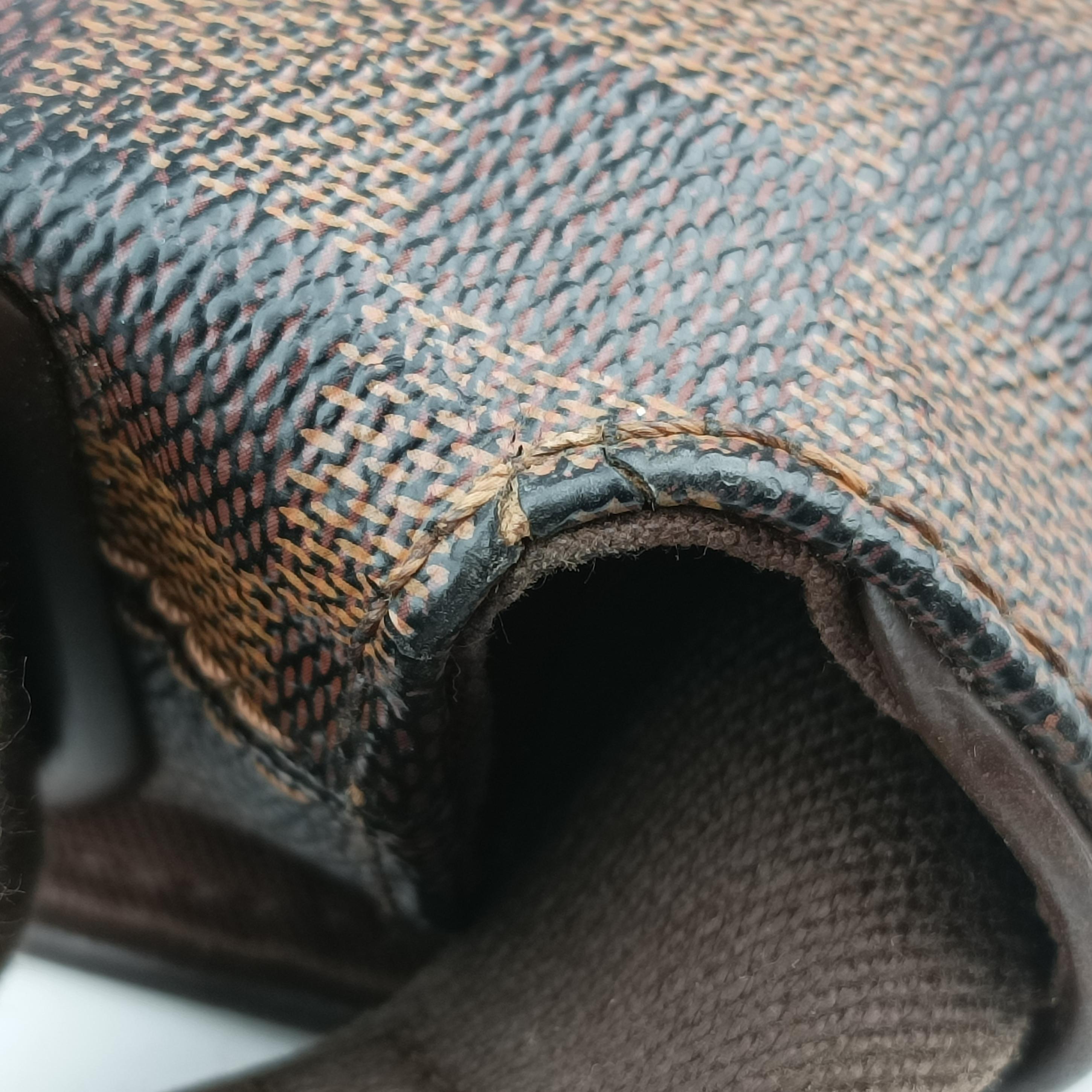 Secondhand Louis Vuitton BROOKLYN PM EBENE Damier Canvas N51210 shoulderbag | stylenewstar