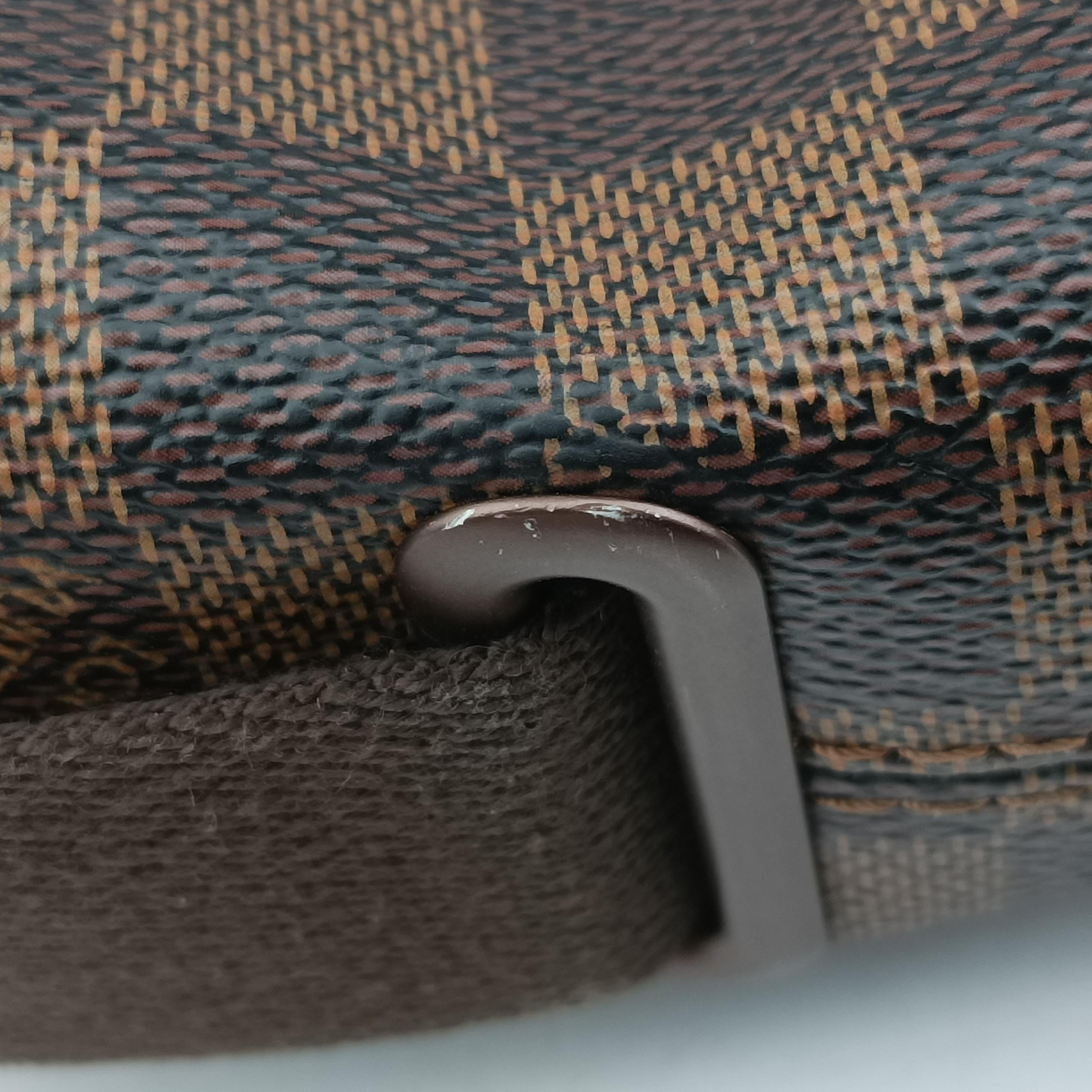 Secondhand Louis Vuitton BROOKLYN PM EBENE Damier Canvas N51210 shoulderbag | stylenewstar