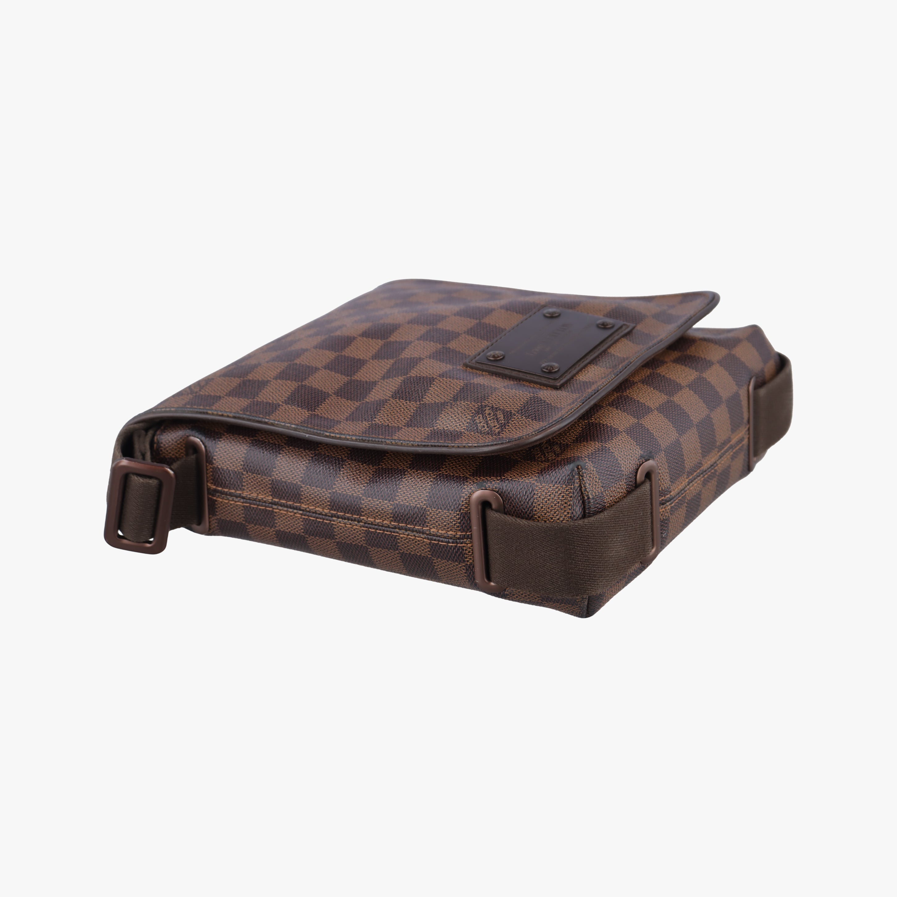 Secondhand Louis Vuitton BROOKLYN PM EBENE Damier Canvas N51210 shoulderbag | stylenewstar