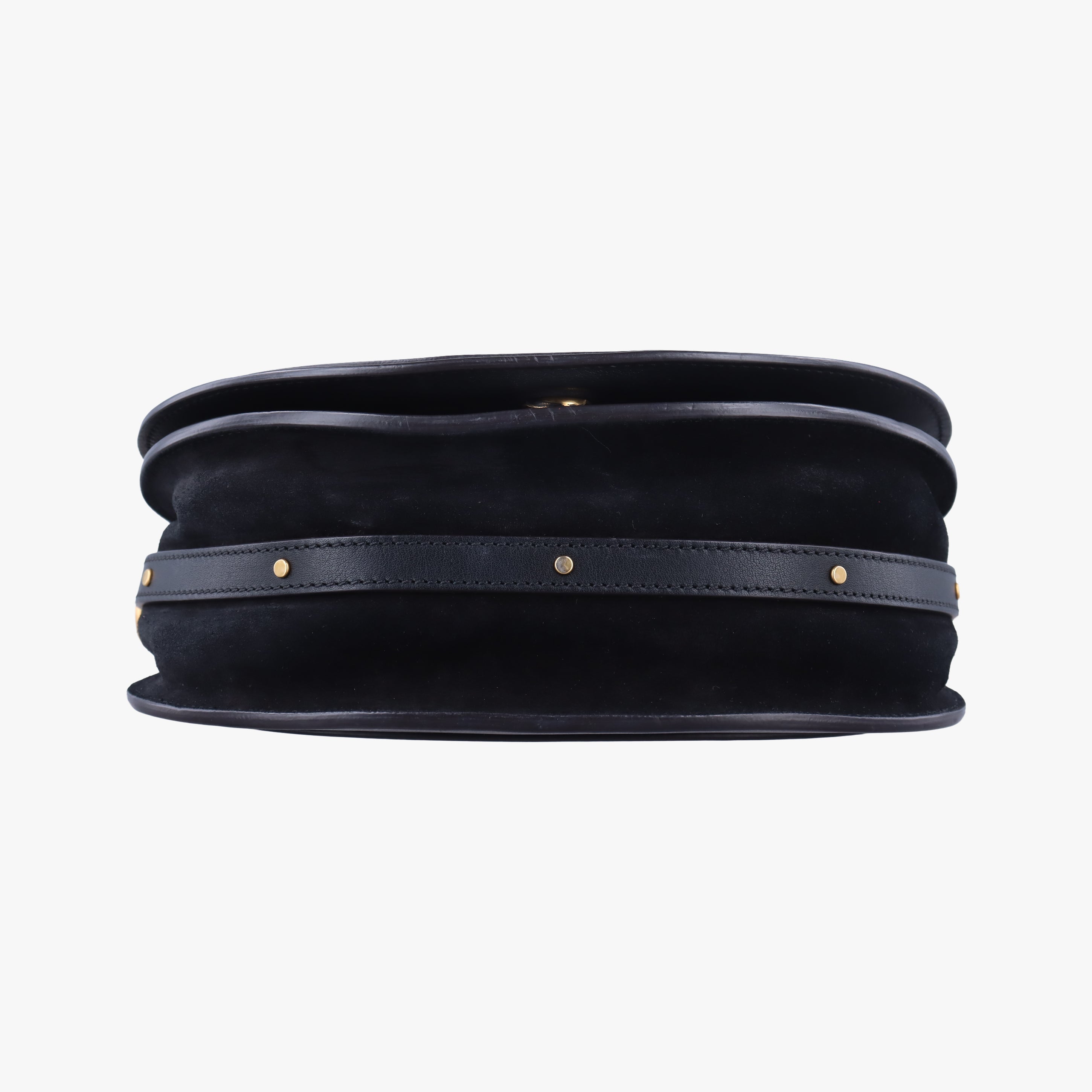 Pre-owned Chloe Bracelet Nile Black Leather  shoulderbag | stylenewstar