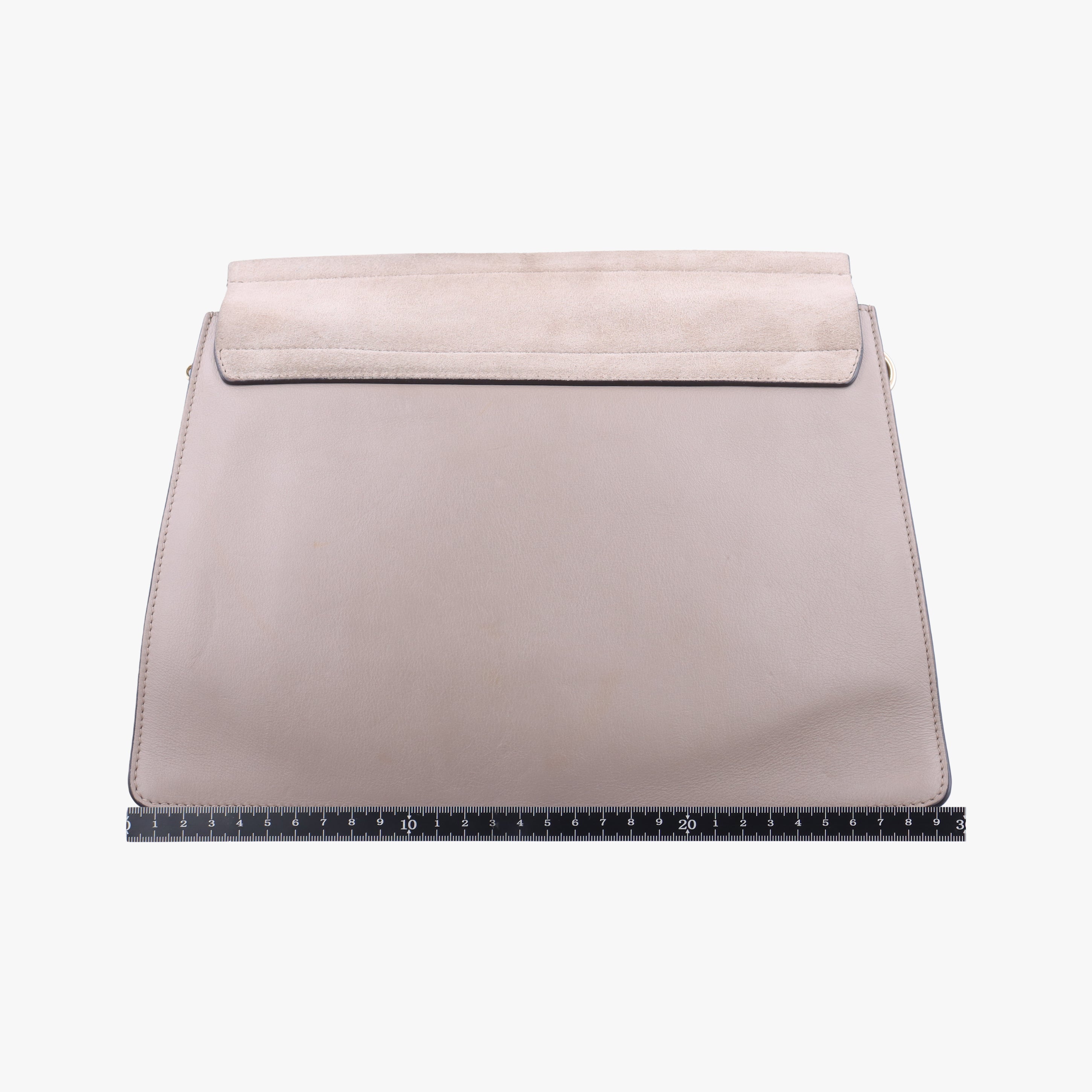 Pre-owned Chloe FAYE Grey Suede × leather  shoulderbag | stylenewstar