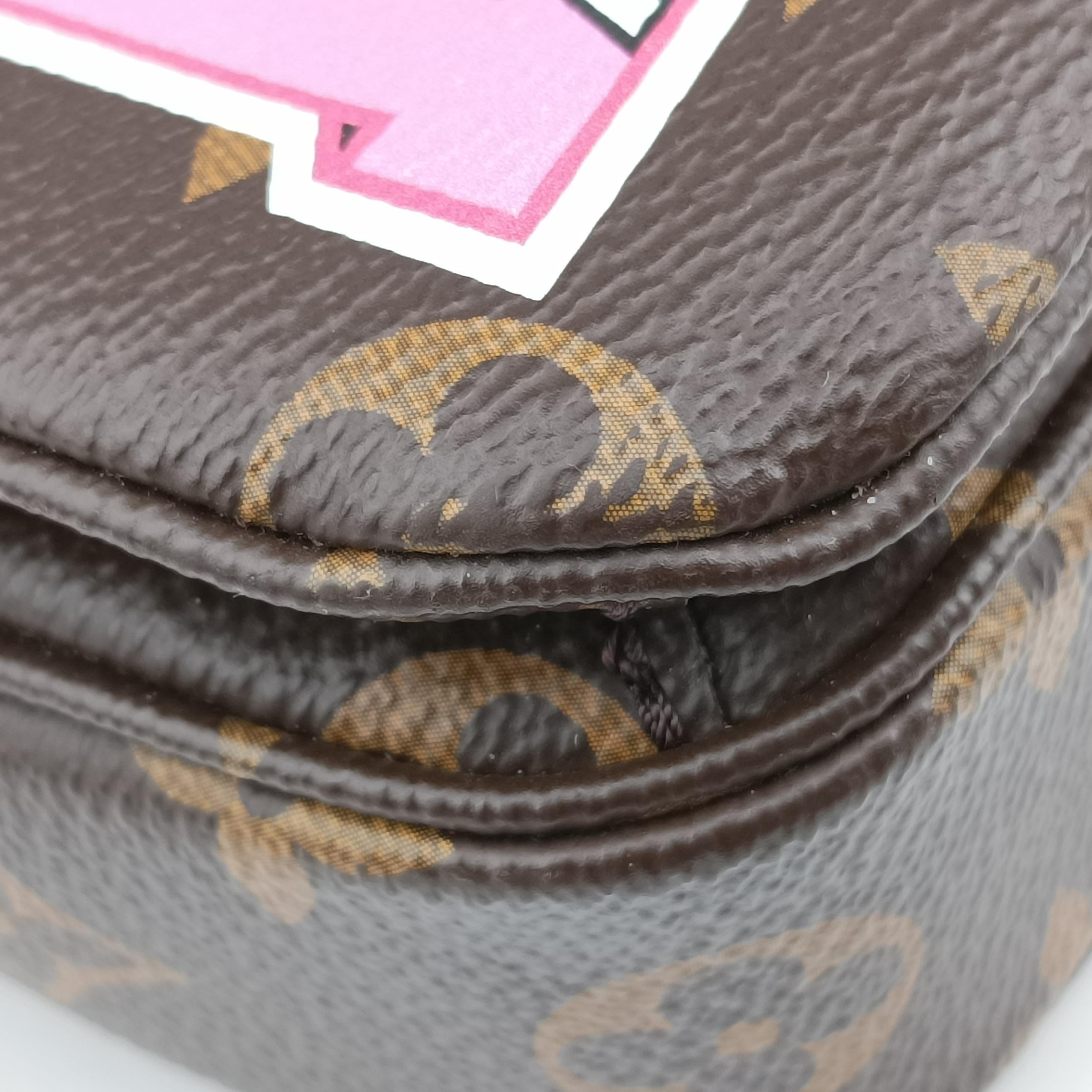 Pre-owned Louis Vuitton Pochette MeTIS MM Brown×multicolor Monogram Patches M43991 shoulderbag | stylenewstar