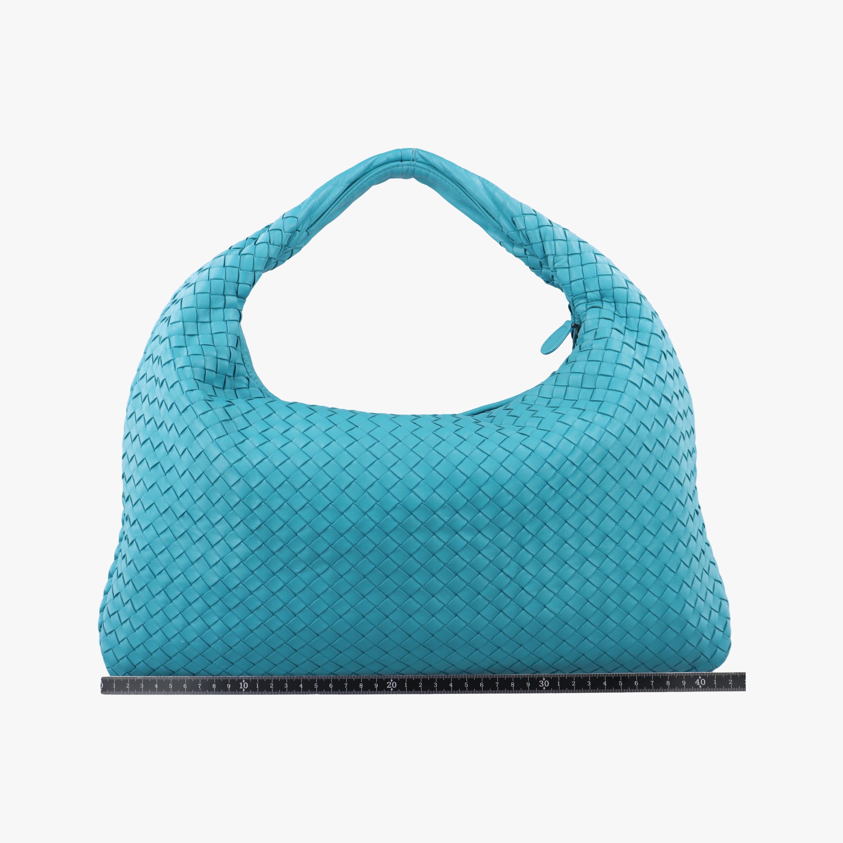 Pre-owned Bottega Veneta Intrecciato Blue lambskin  handbag | stylenewstar