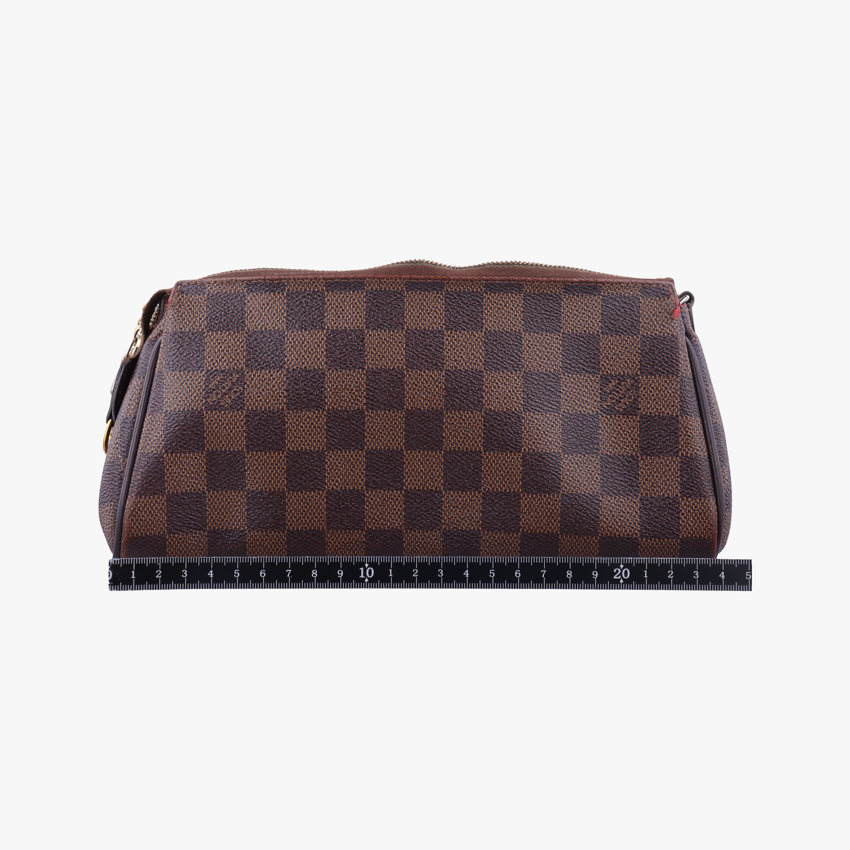 Pre-owned Louis Vuitton EVA EBENE Damier Canvas N55213 shoulderbag | stylenewstar
