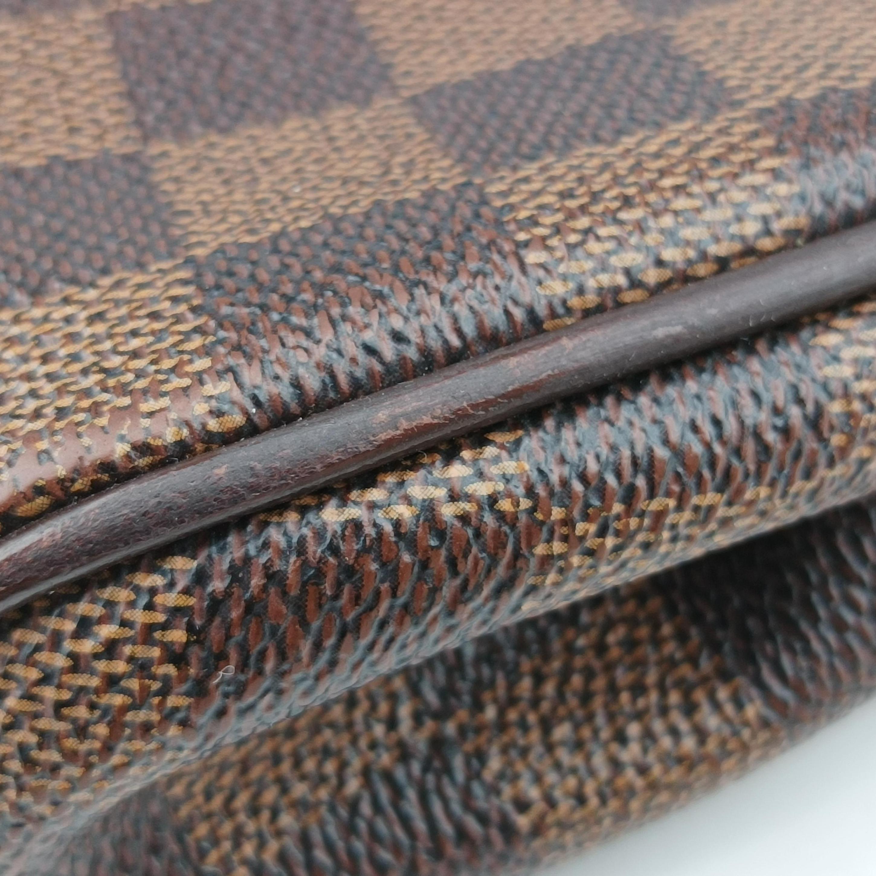 Pre-owned Louis Vuitton EVA EBENE Damier Canvas N55213 shoulderbag | stylenewstar