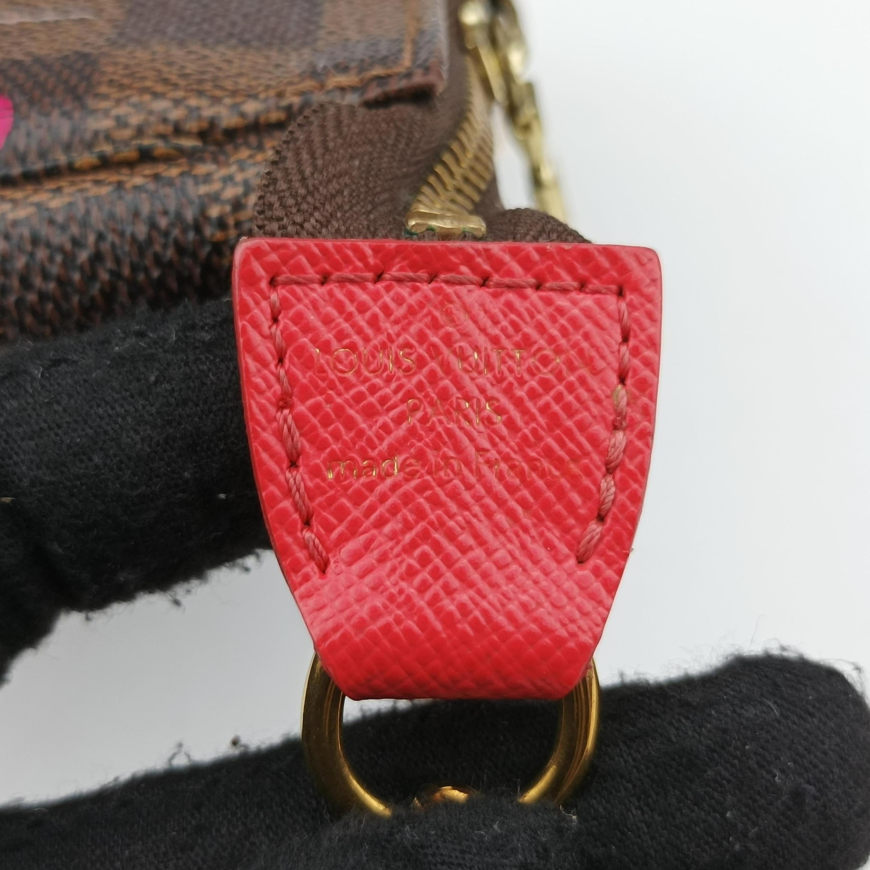Vintage Louis Vuitton Pouch Monogram Mini Pochette Accessoires Atlantic Cruise brown×multicolor Monogram Canvas M62141 handbag | stylenewstar