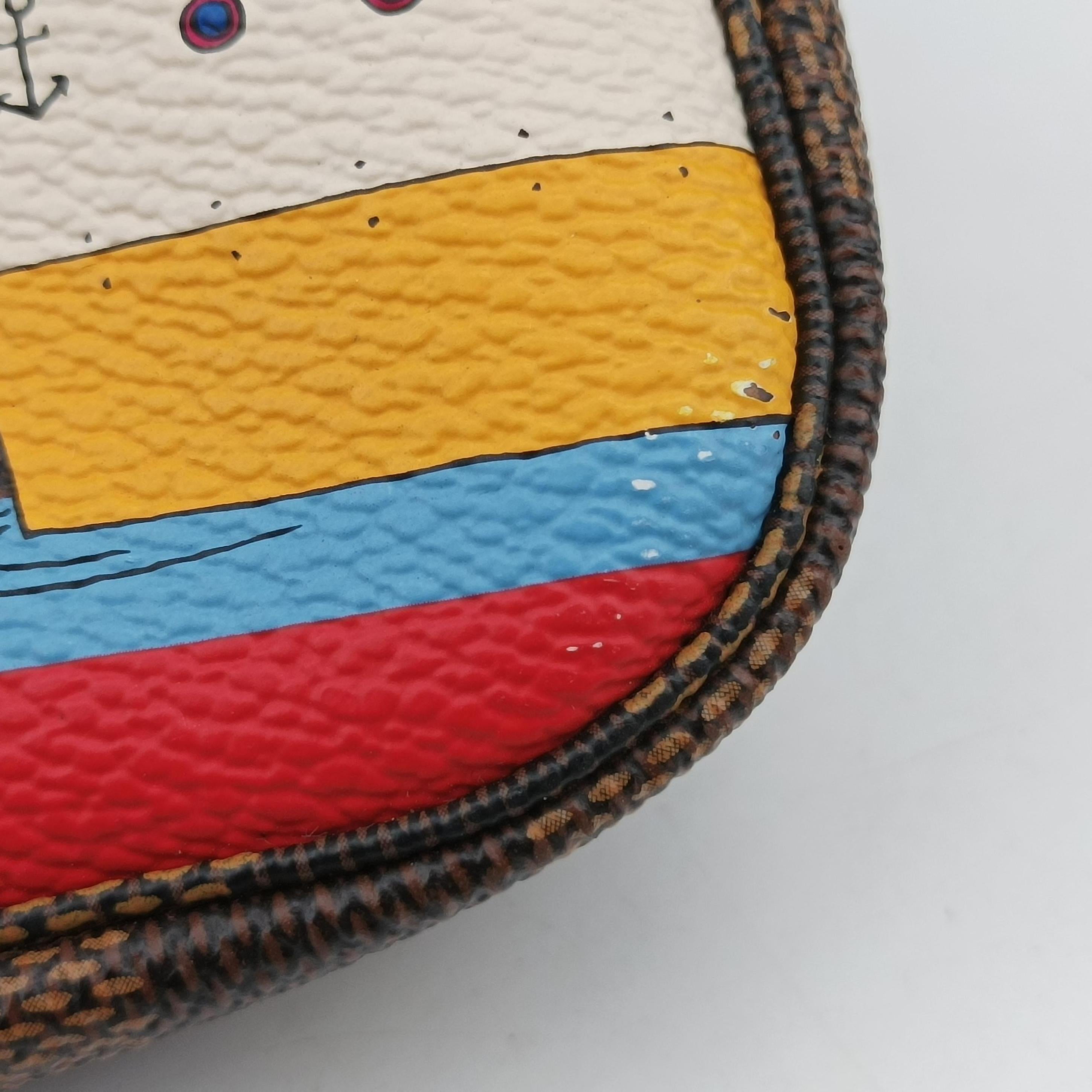 Vintage Louis Vuitton Pouch Monogram Mini Pochette Accessoires Atlantic Cruise brown×multicolor Monogram Canvas M62141 handbag | stylenewstar