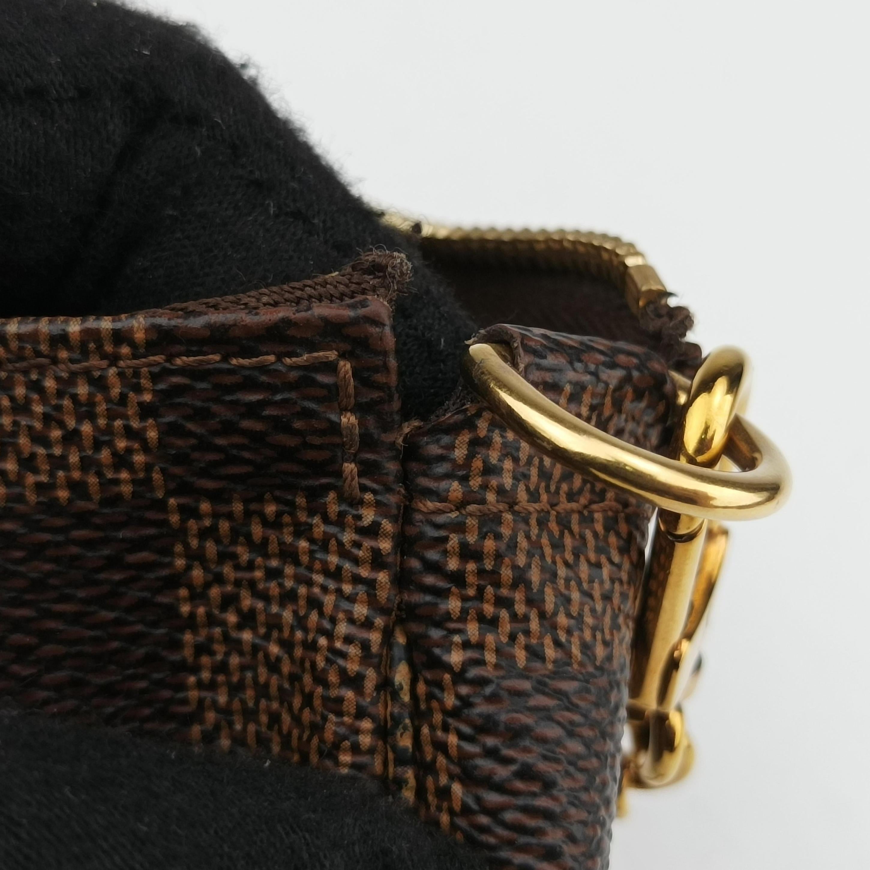 Vintage Louis Vuitton Pouch Monogram Mini Pochette Accessoires Atlantic Cruise brown×multicolor Monogram Canvas M62141 handbag | stylenewstar