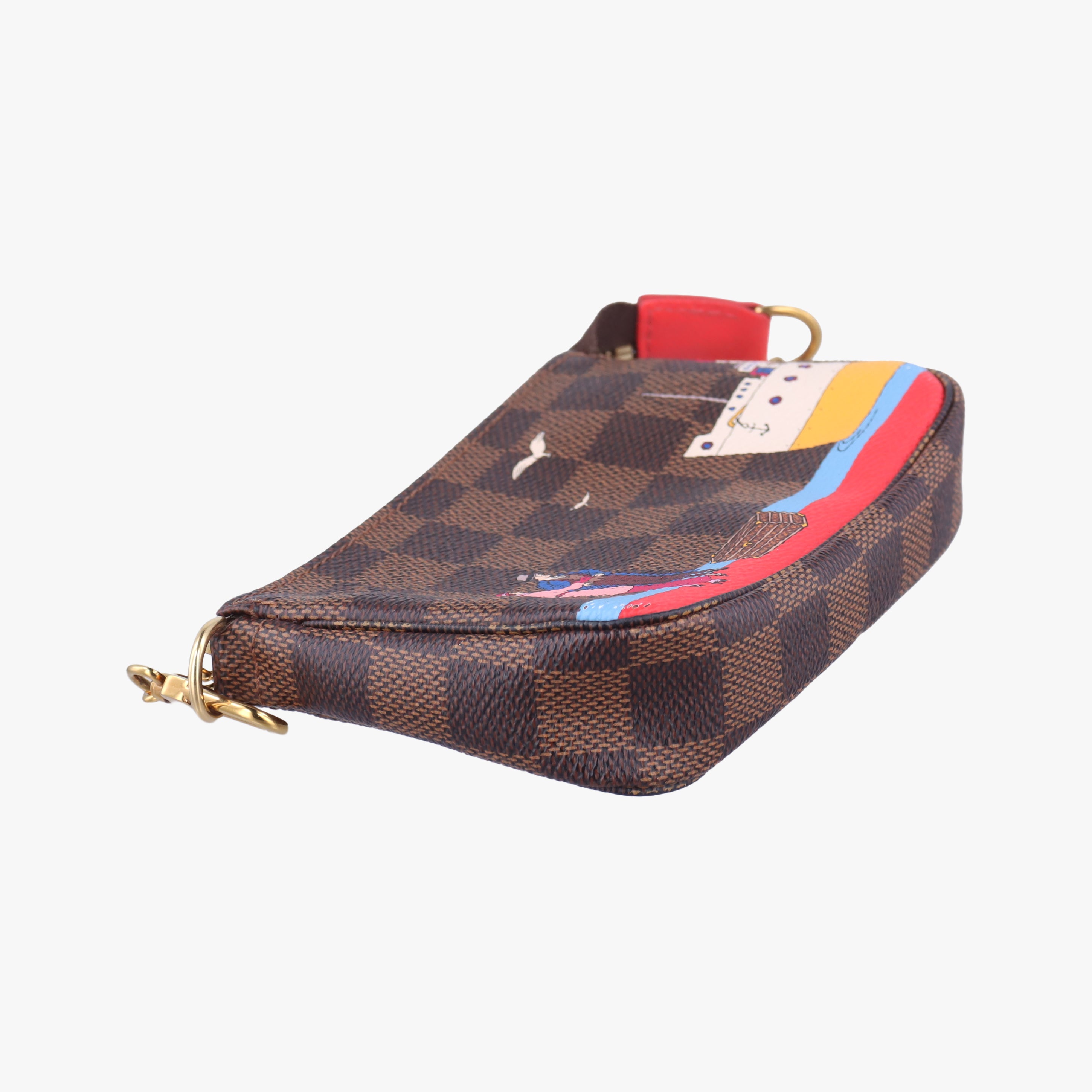 Vintage Louis Vuitton Pouch Monogram Mini Pochette Accessoires Atlantic Cruise brown×multicolor Monogram Canvas M62141 handbag | stylenewstar