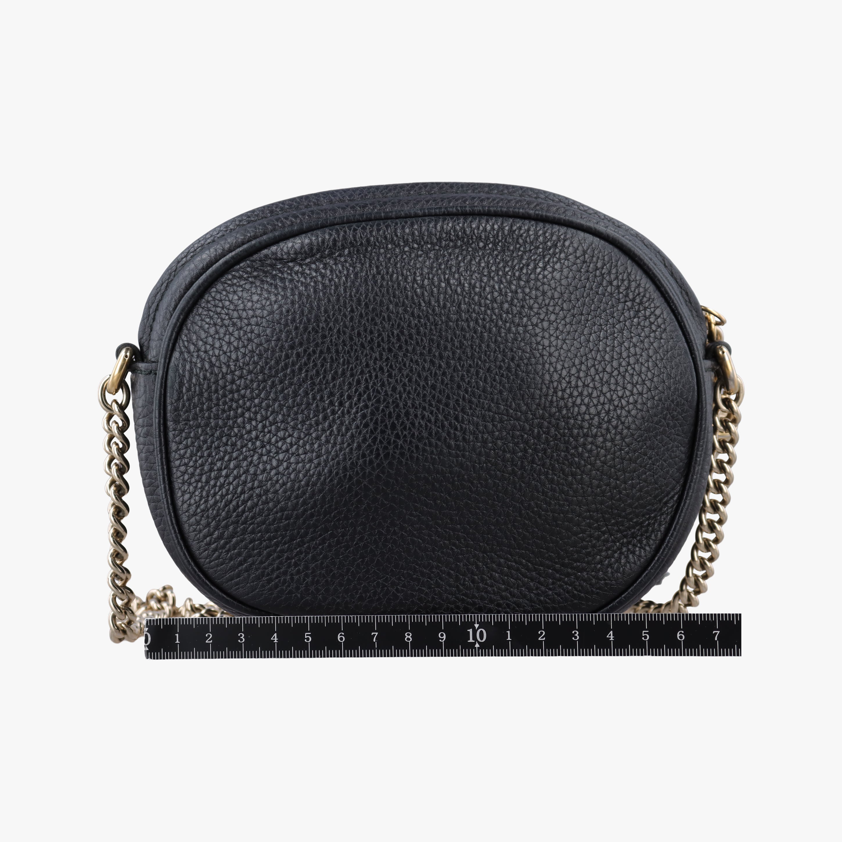 Pre-owned Gucci Soho Black Leather 353965 shoulderbag | stylenewstar