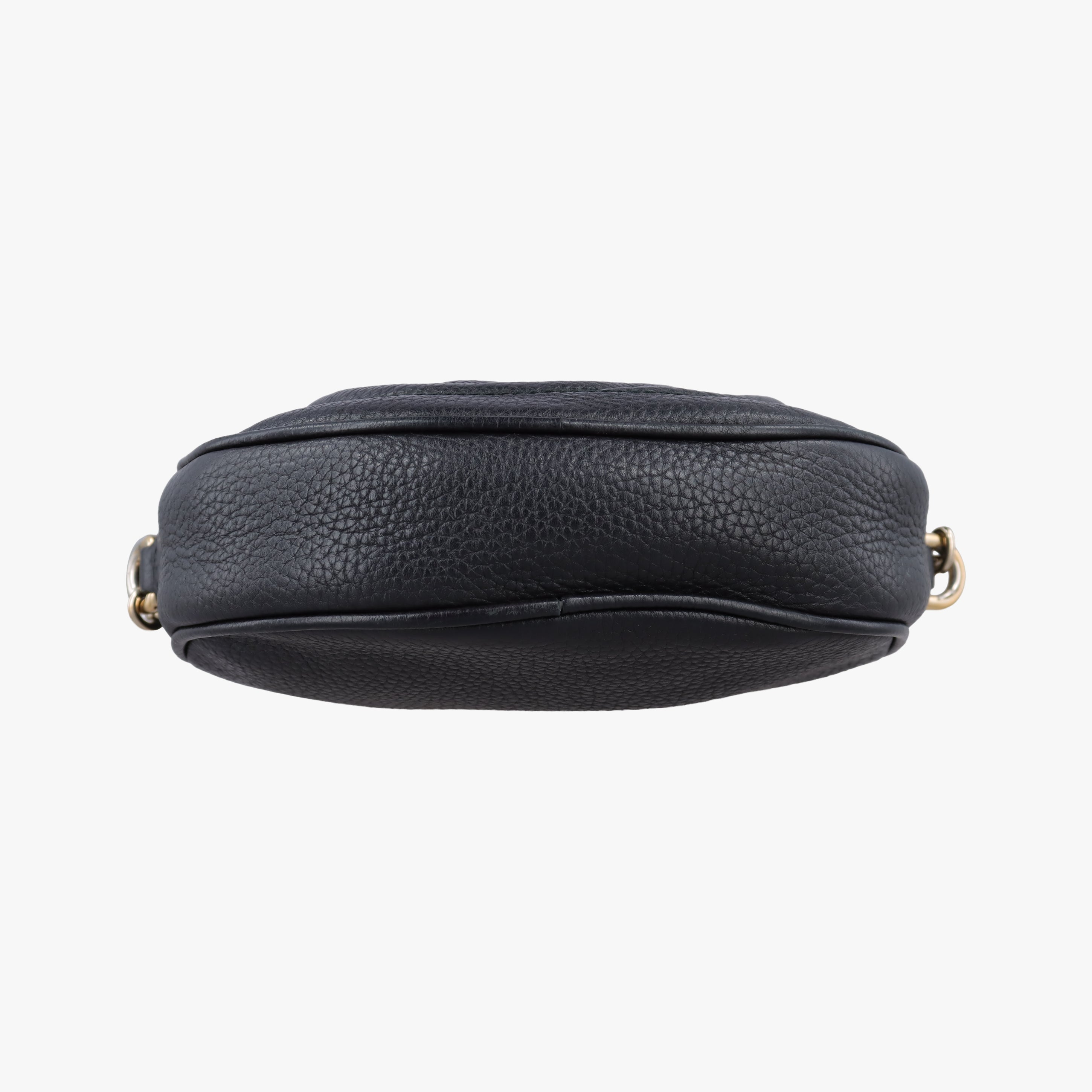 Pre-owned Gucci Soho Black Leather 353965 shoulderbag | stylenewstar