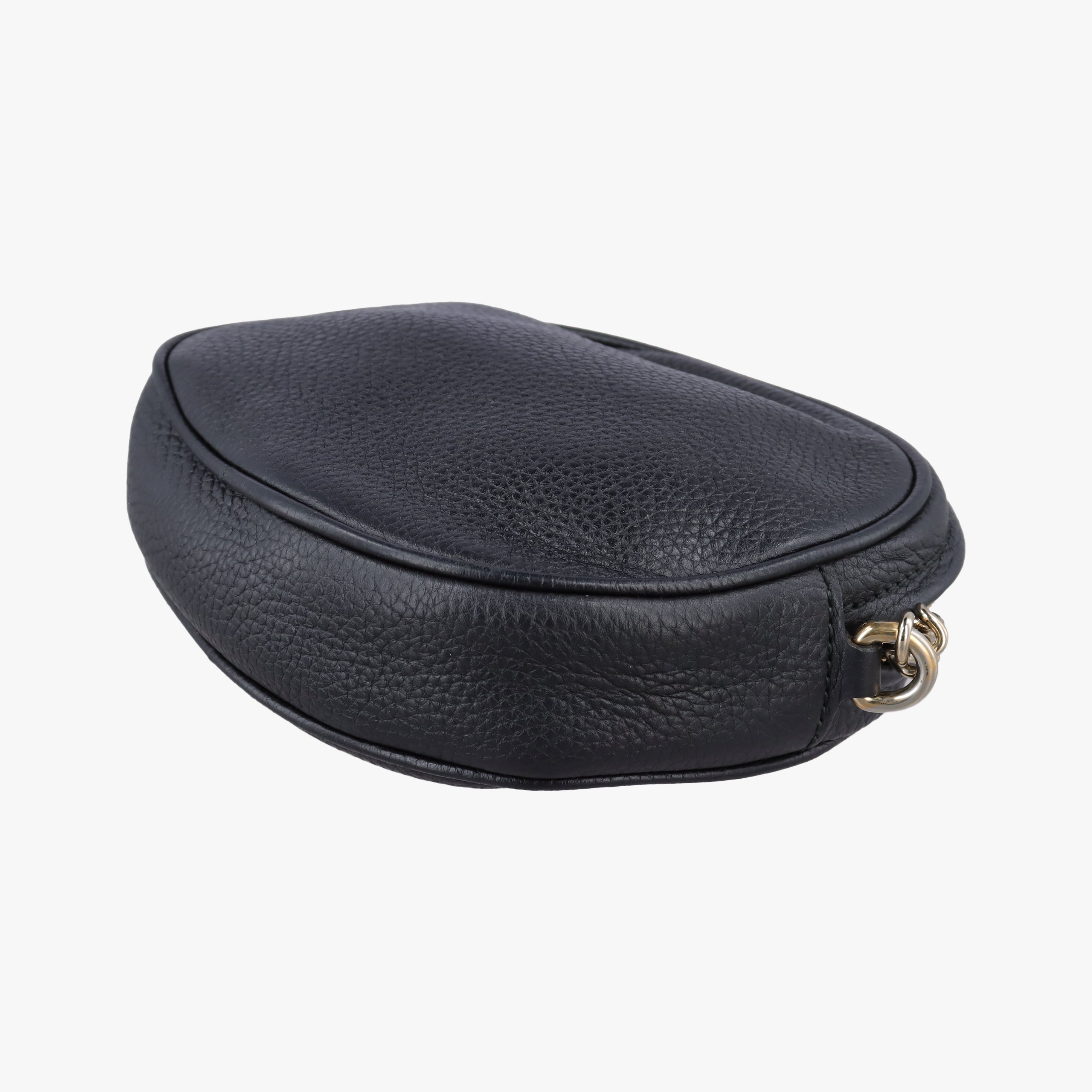 Pre-owned Gucci Soho Black Leather 353965 shoulderbag | stylenewstar