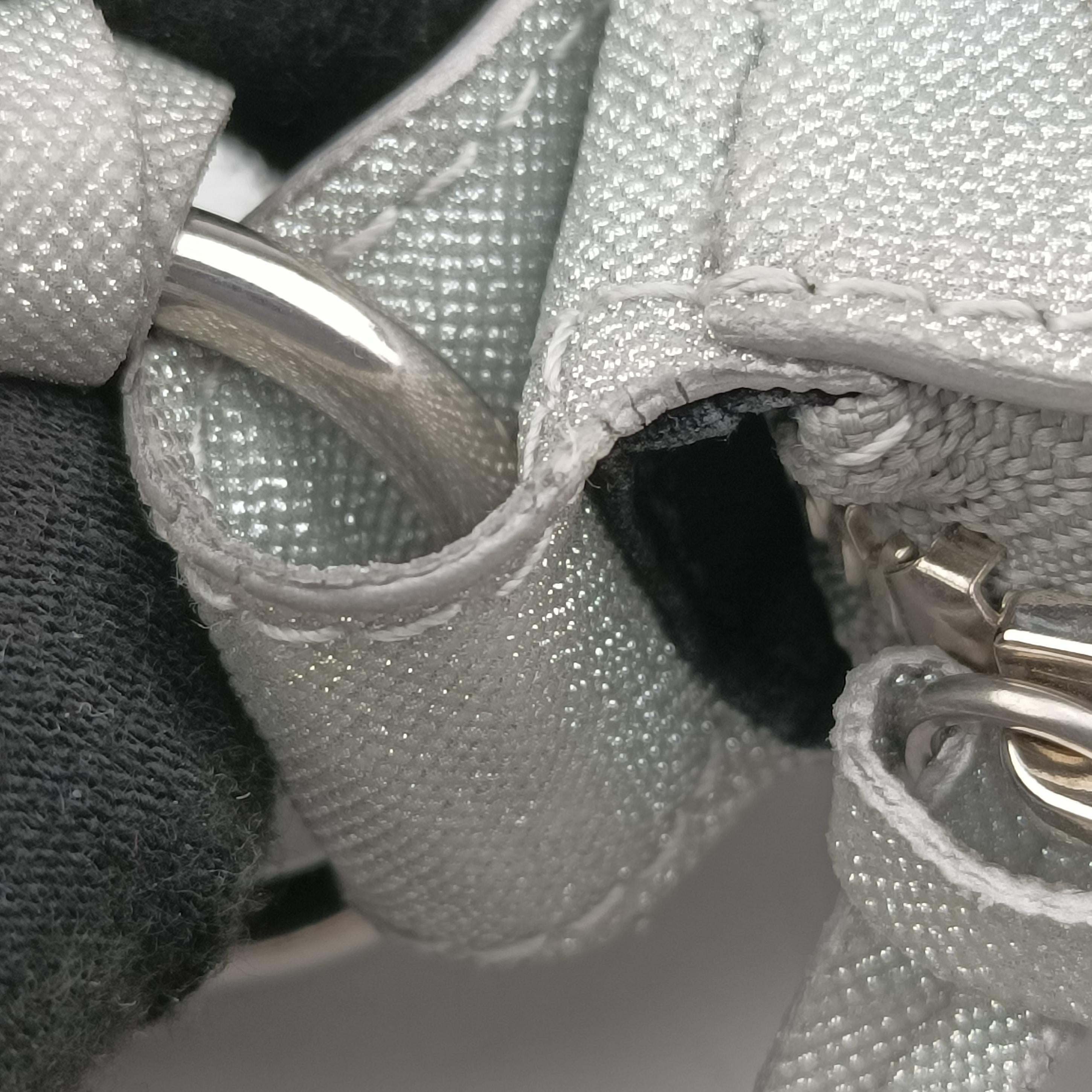 Vintage Balenciaga Le Cagole Silver Sparkling Fabric  shoulderbag | stylenewstar