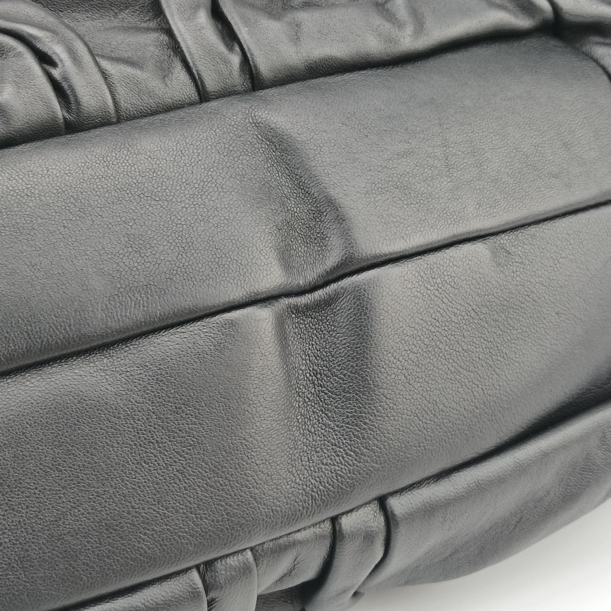 Pre-owned Christian Dior Jazz Club Black leather  shoulderbag | stylenewstar