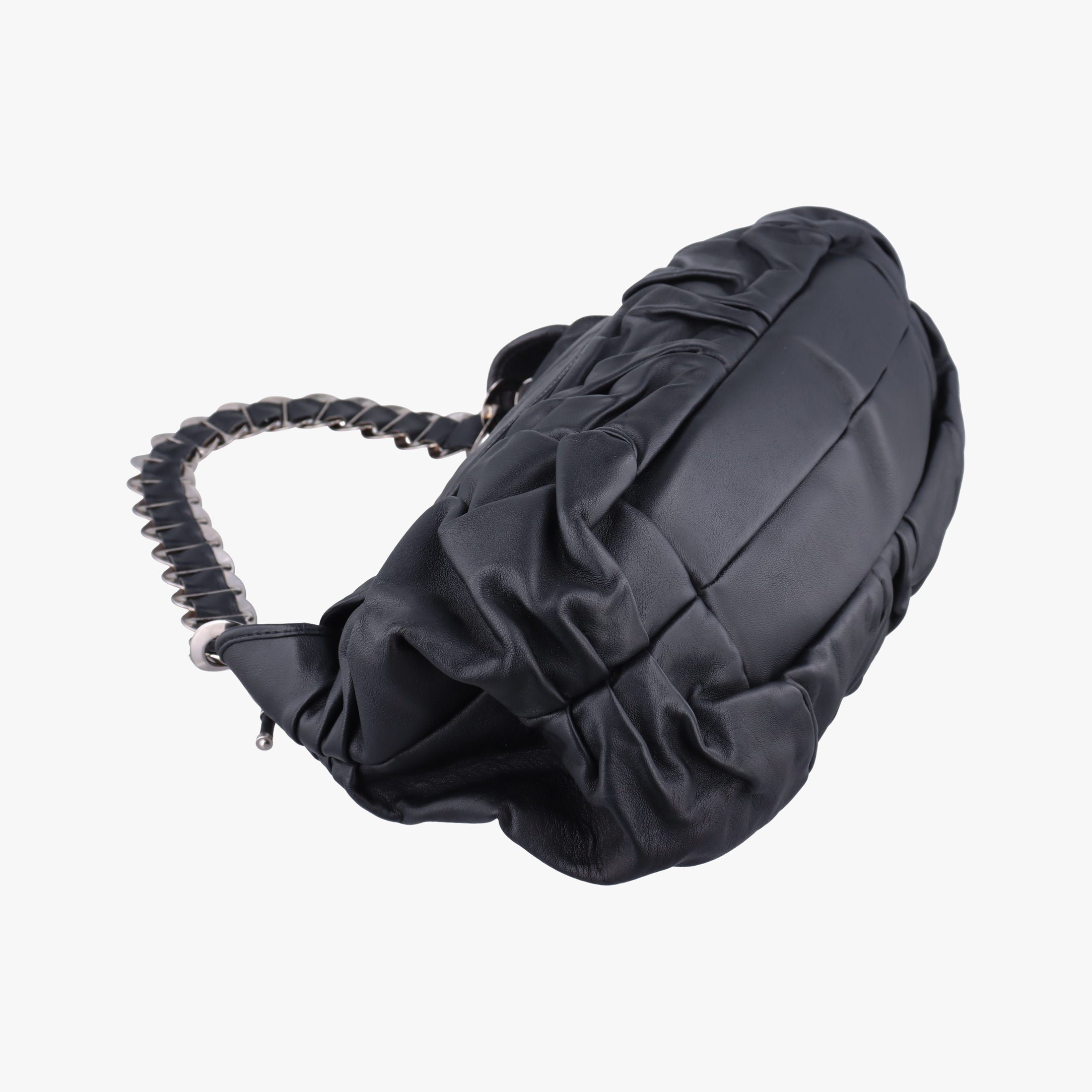 Pre-owned Christian Dior Jazz Club Black leather  shoulderbag | stylenewstar