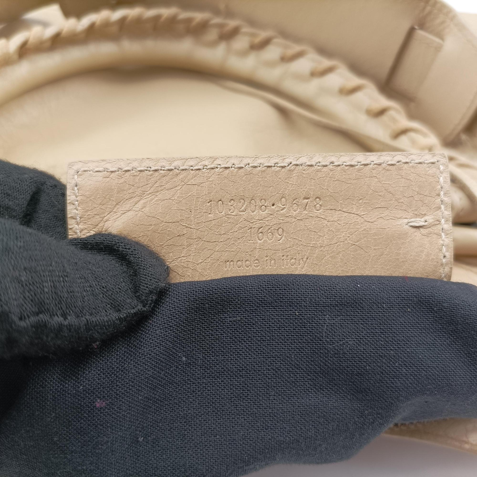 Pre-owned Balenciaga The First Beige lambskin  shoulderbag | stylenewstar