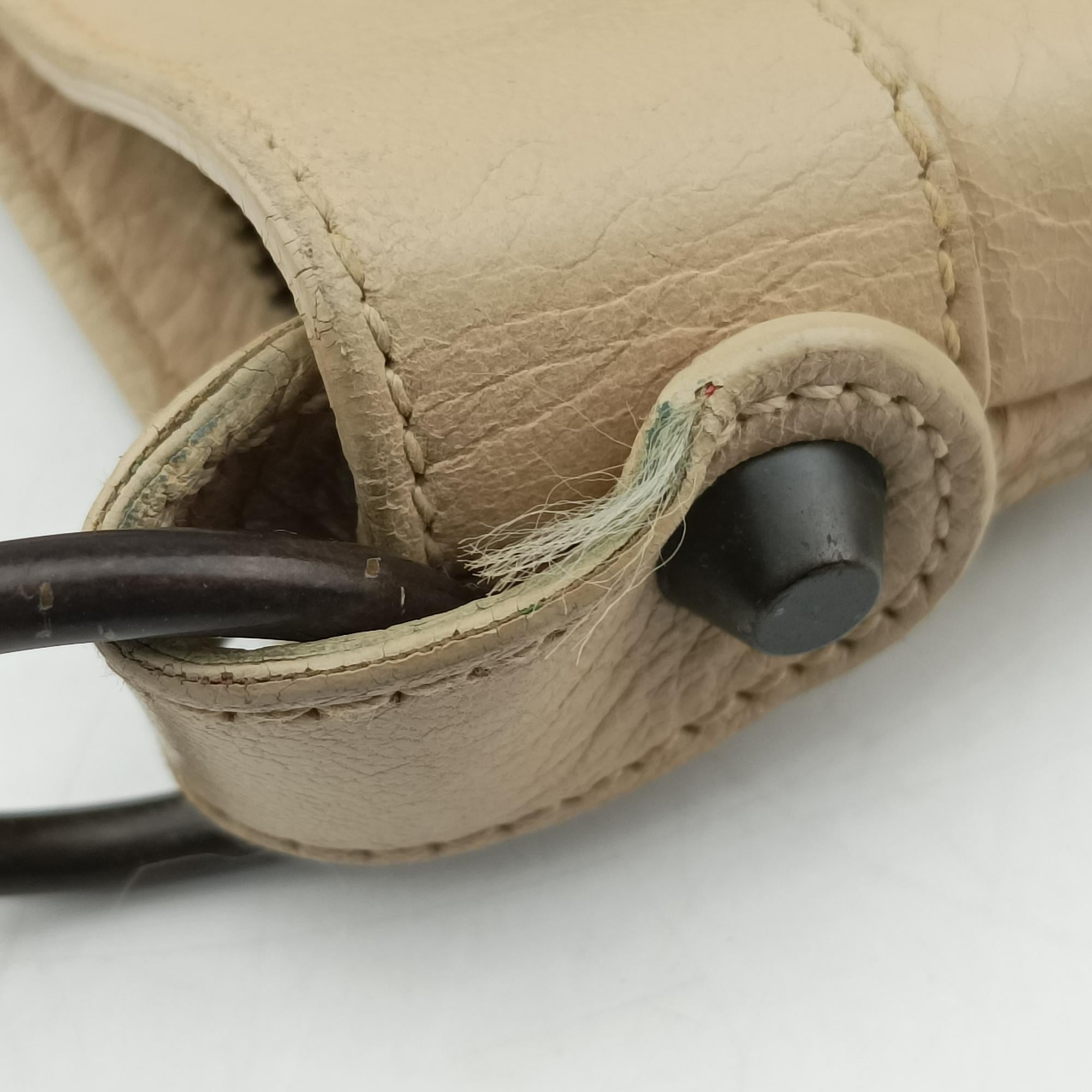 Pre-owned Balenciaga The First Beige lambskin  shoulderbag | stylenewstar