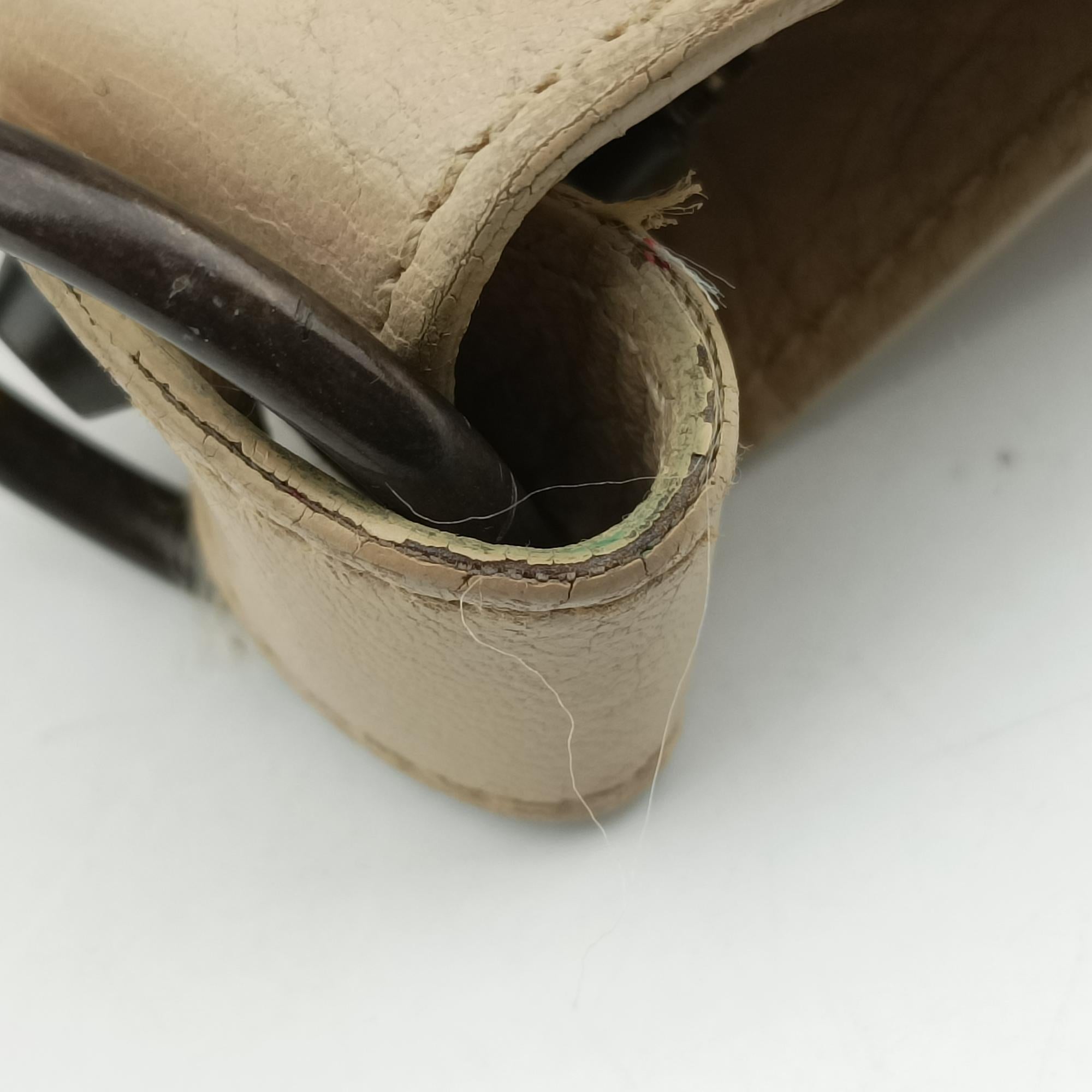 Pre-owned Balenciaga The First Beige lambskin  shoulderbag | stylenewstar