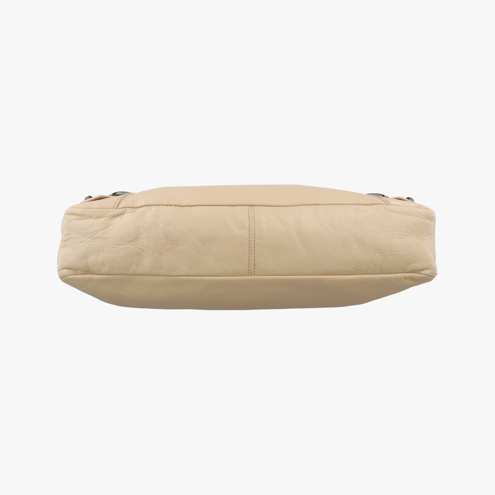 Pre-owned Balenciaga The First Beige lambskin  shoulderbag | stylenewstar