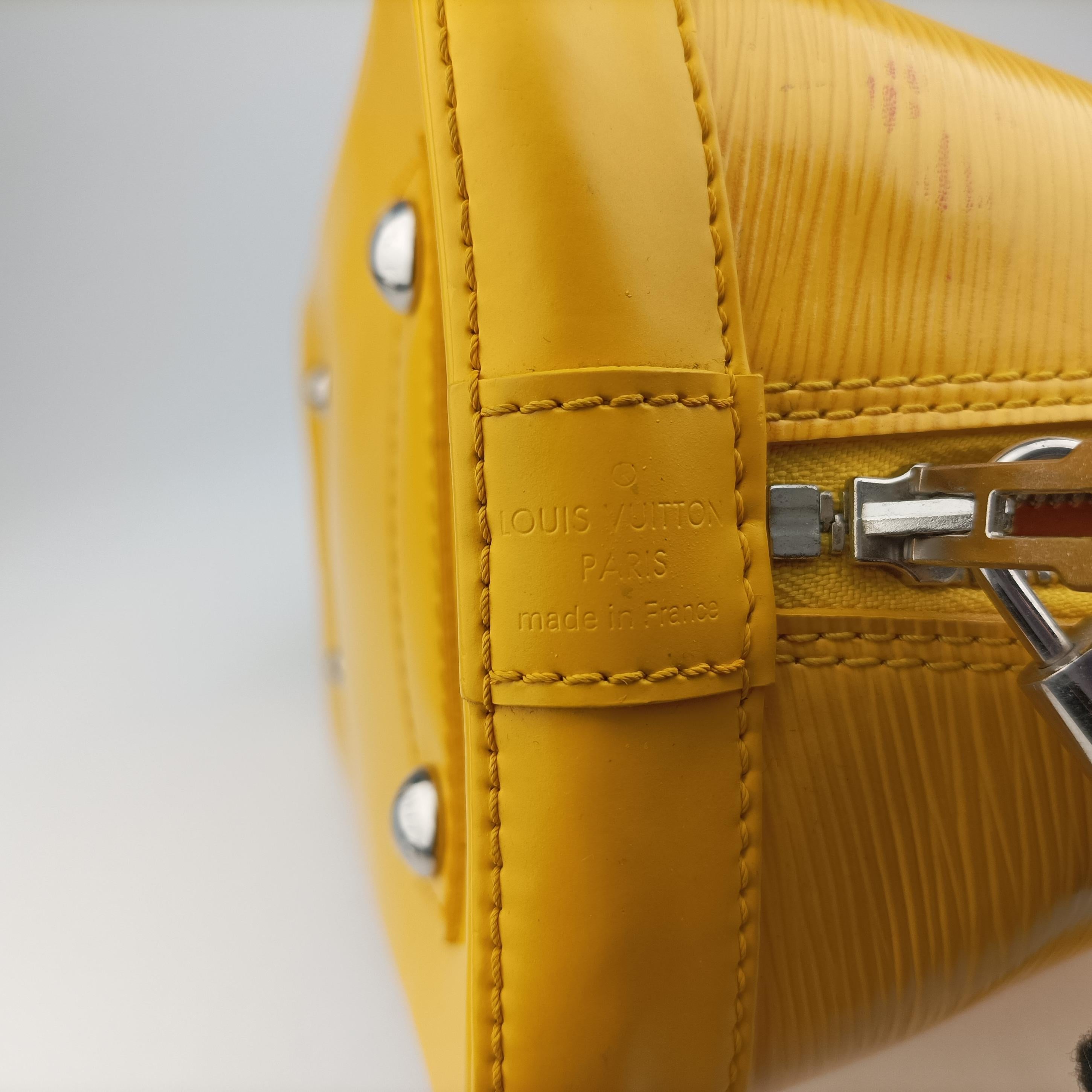 Pre-owned Louis Vuitton Alma PM MIMOSA EPI M40951 handbag | stylenewstar