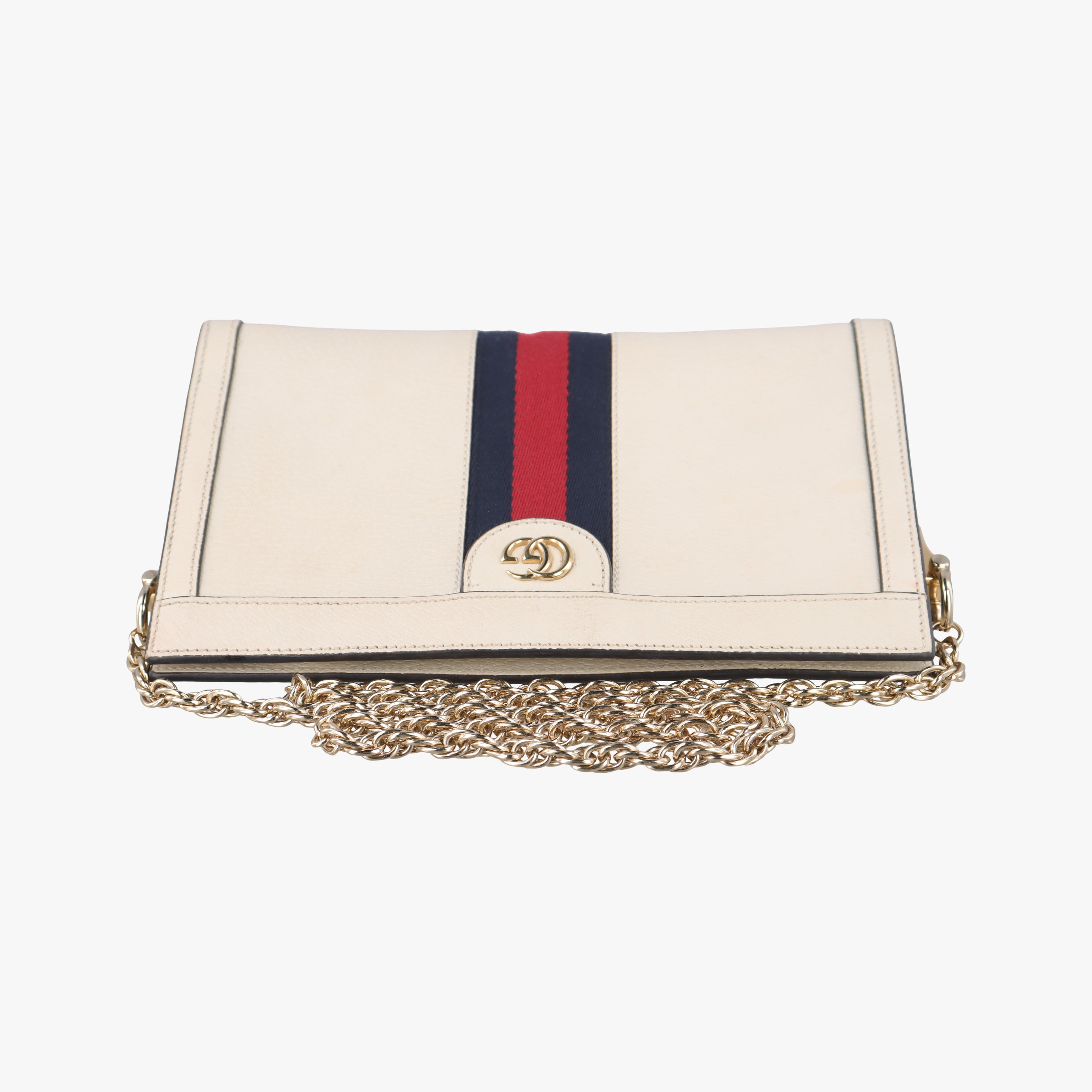 Secondhand Gucci Ophidia White Leather 503877 shoulderbag | stylenewstar