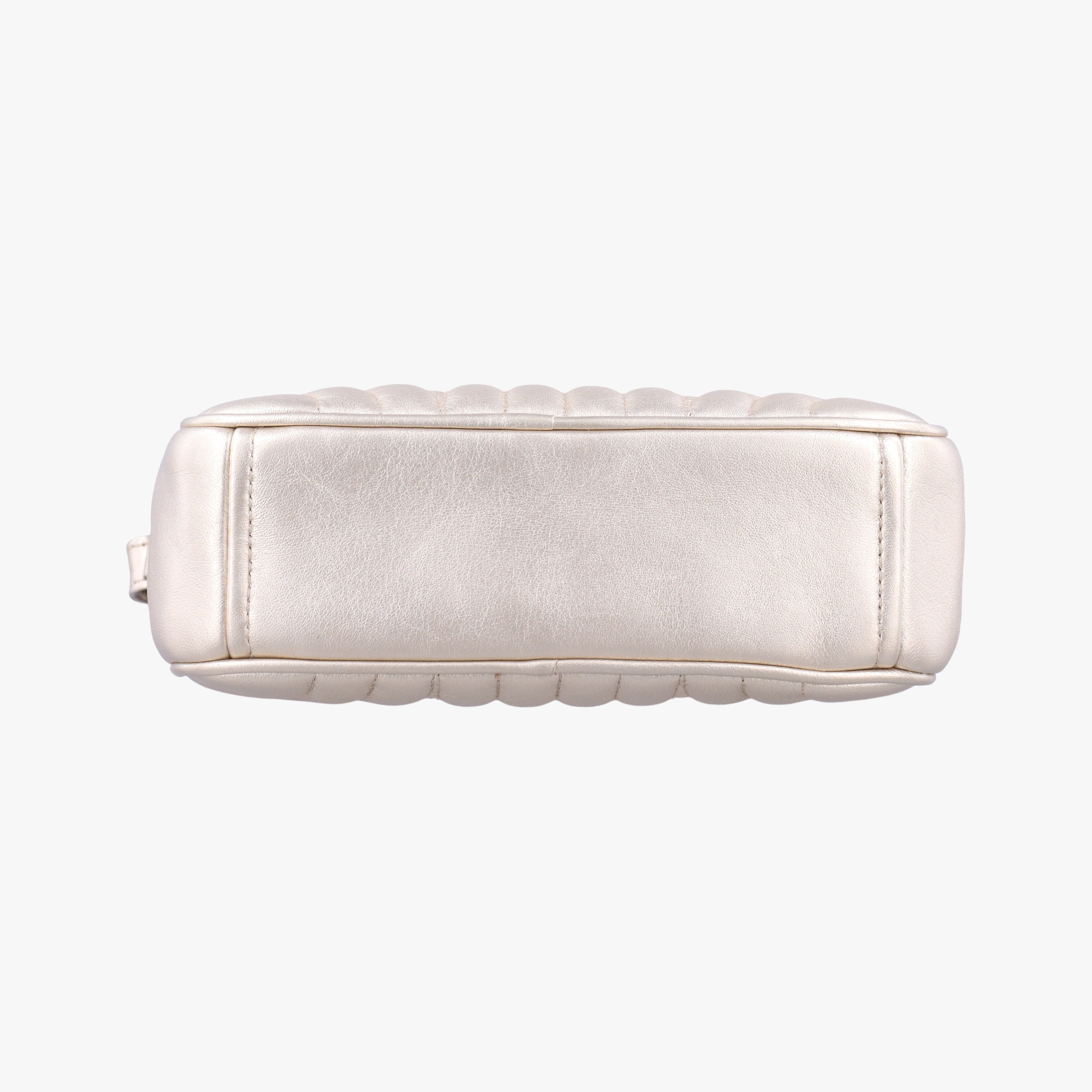 Pre-owned Prada Diagramme Golden Leather 1BH084 shoulderbag | stylenewstar