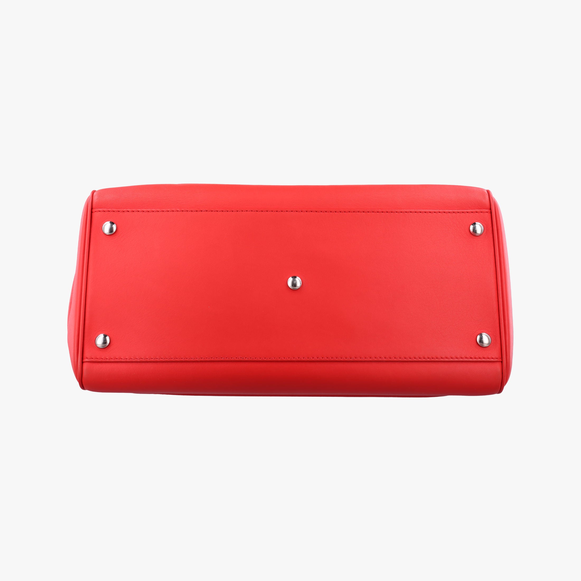 Pre-owned VERSACE Palazzo Empire Red Leather  shoulderbag | stylenewstar