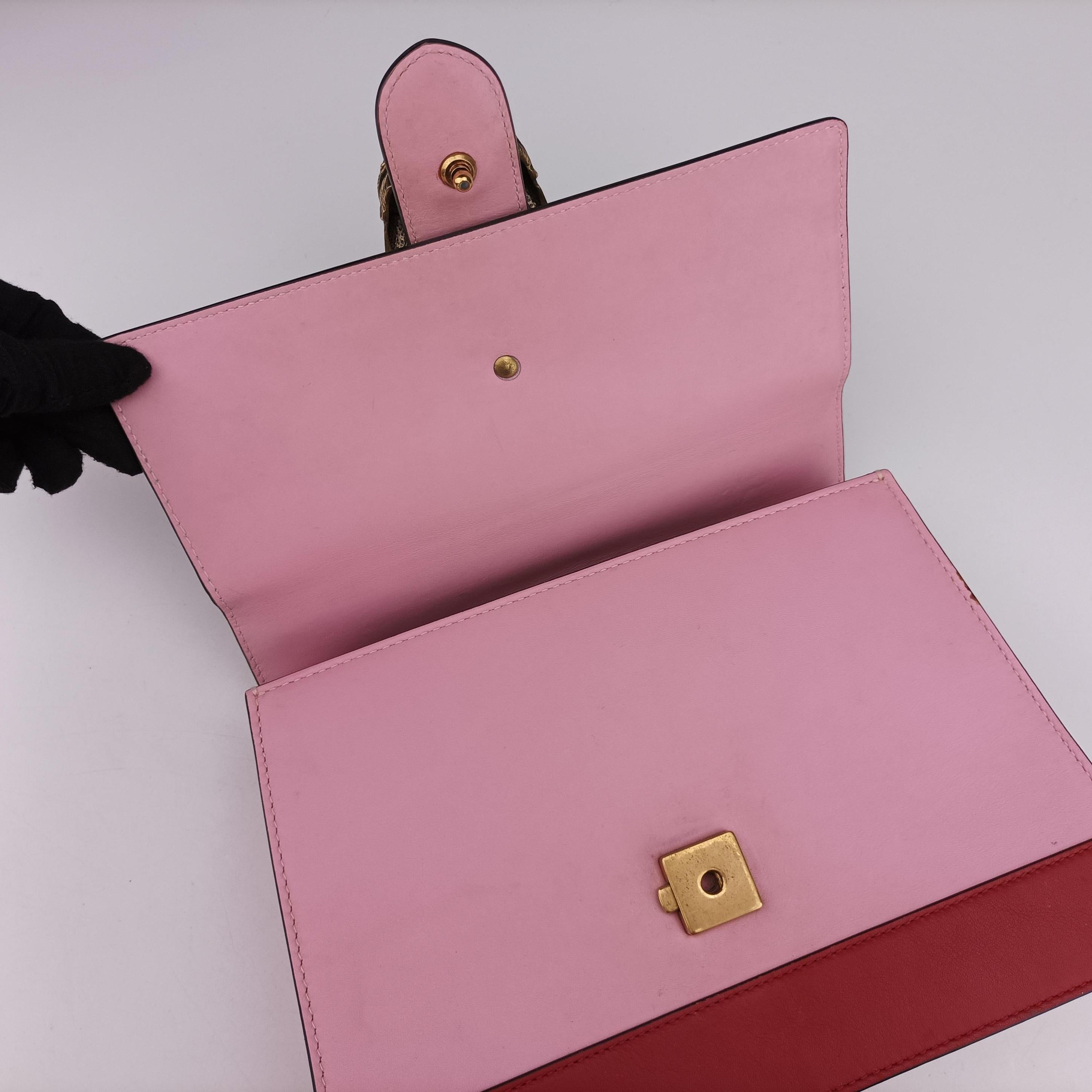 Vintage Gucci Dionysus Pink×navy×red Leather 448075 shoulderbag | stylenewstar
