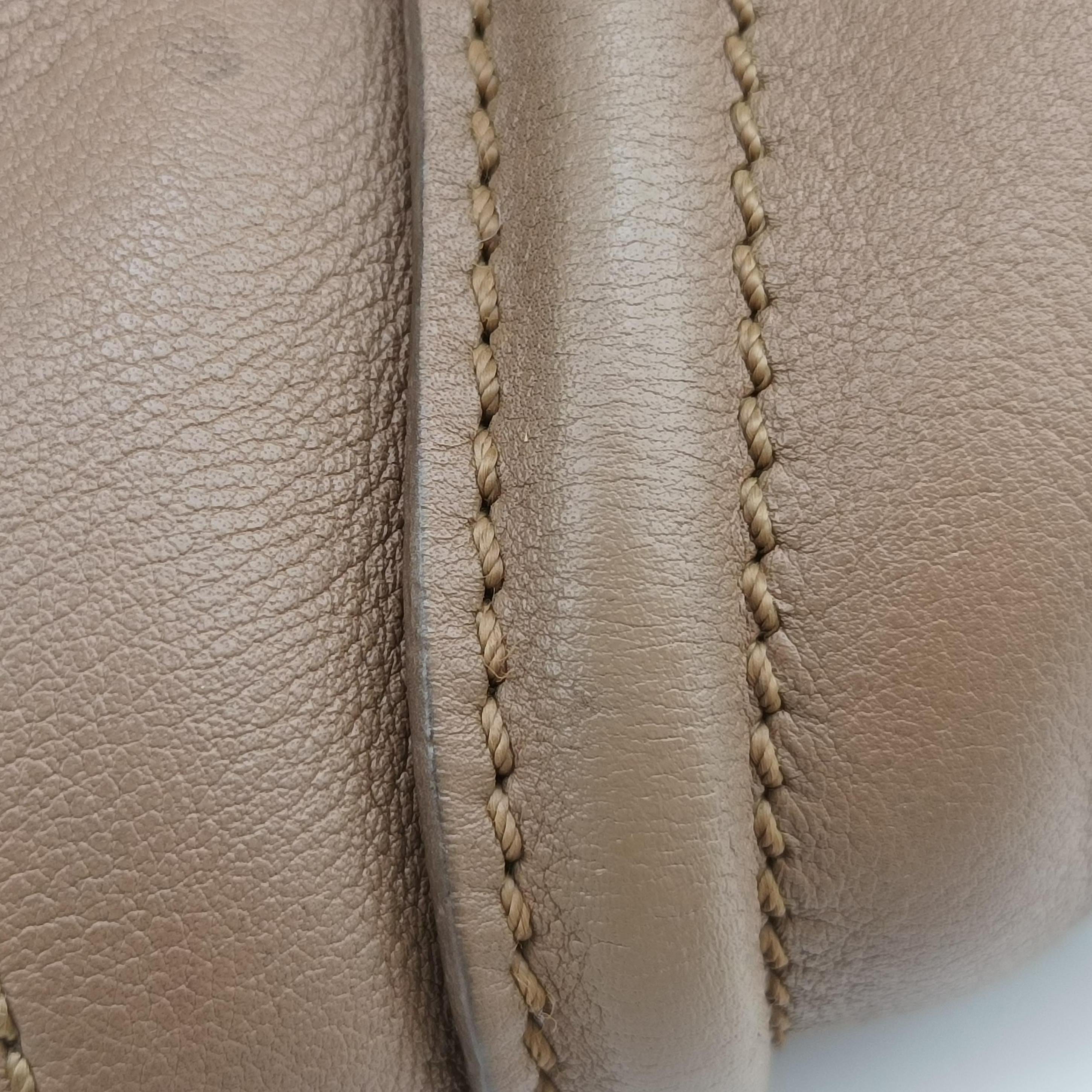 Secondhand Celine luggage mini shopper Beige Leather  handbag | stylenewstar