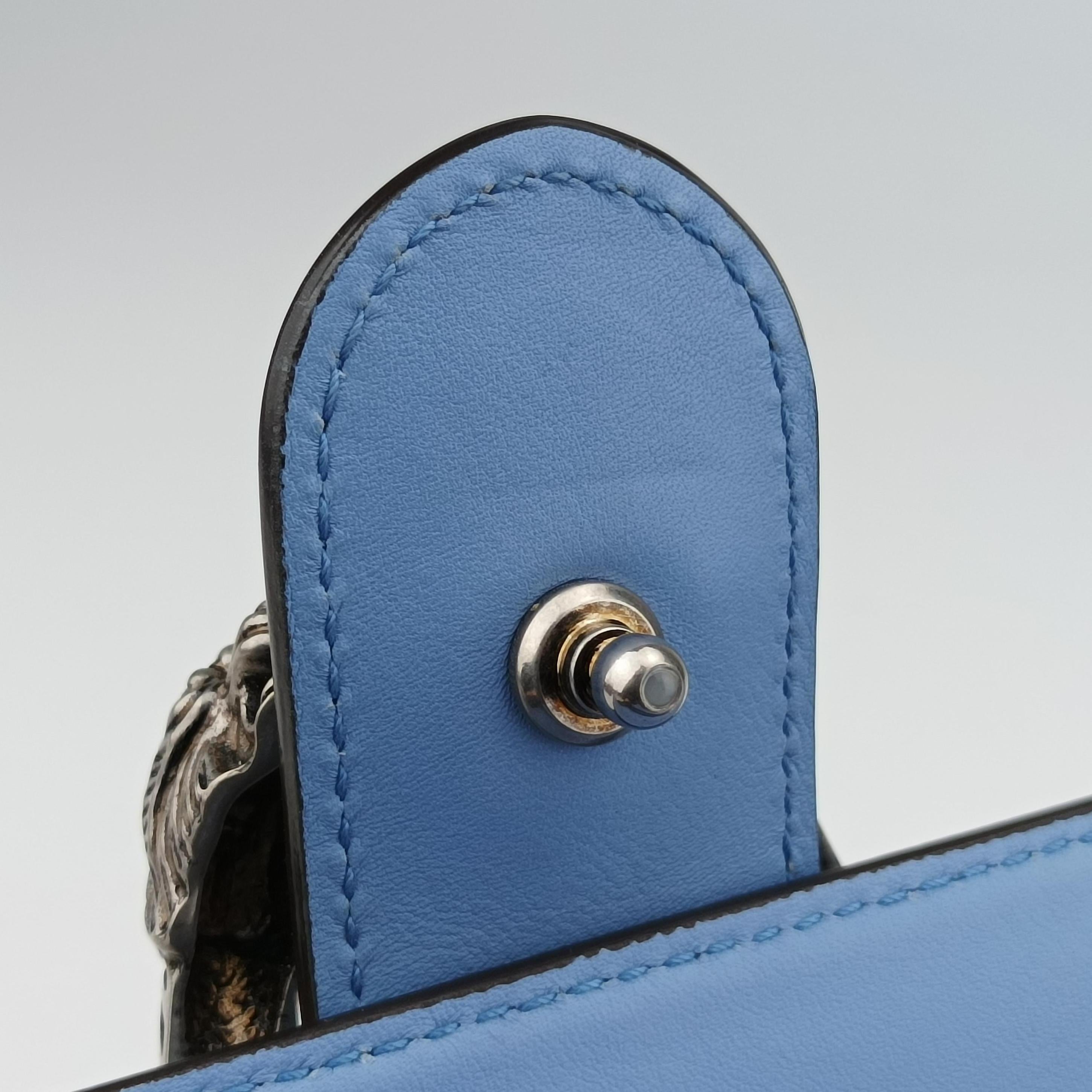 Pre-owned Gucci Dionysus Blue×multi Leather 448075 shoulderbag | stylenewstar