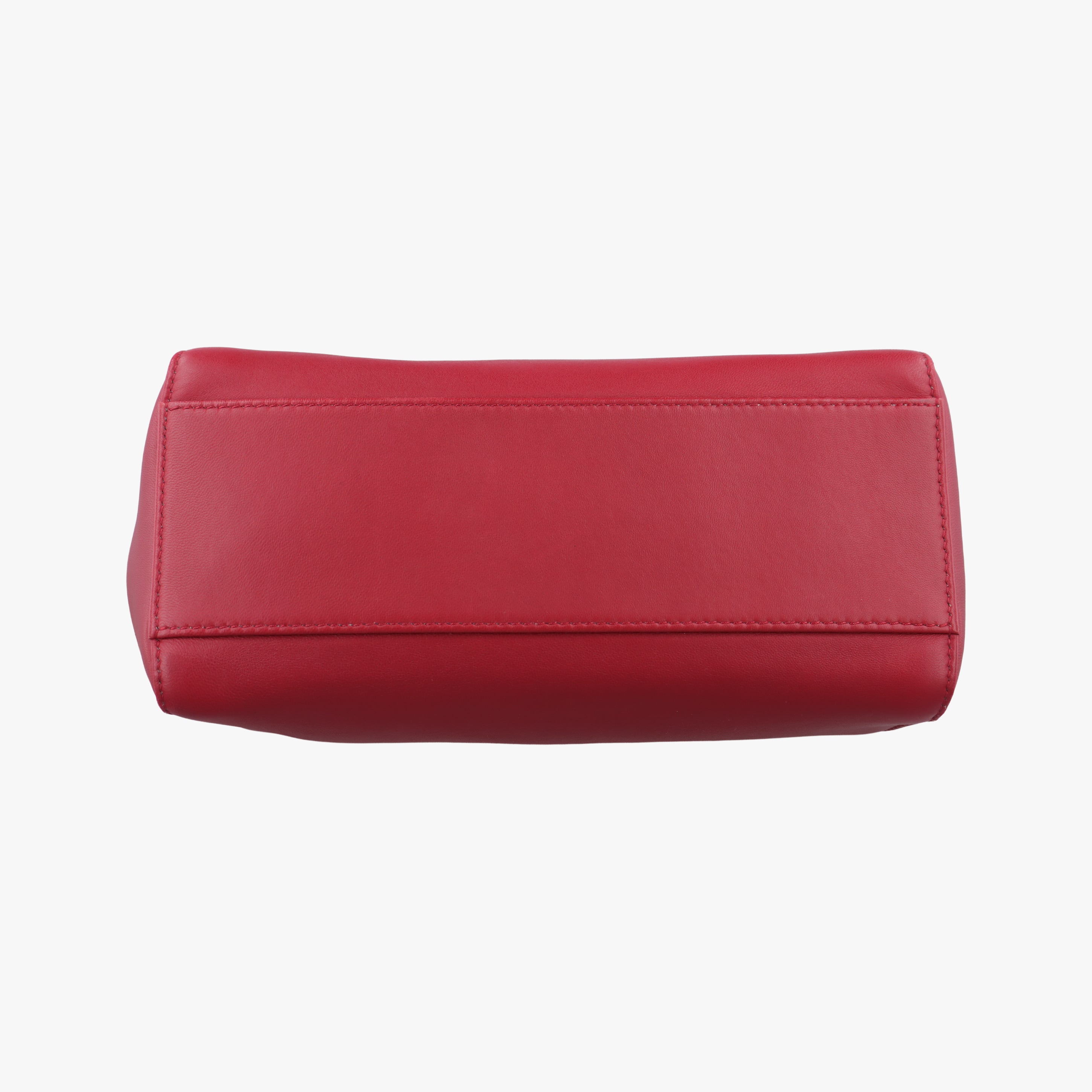 Pre-owned Fendi PEEKABOO Red Leather 8BN244 shoulderbag | stylenewstar