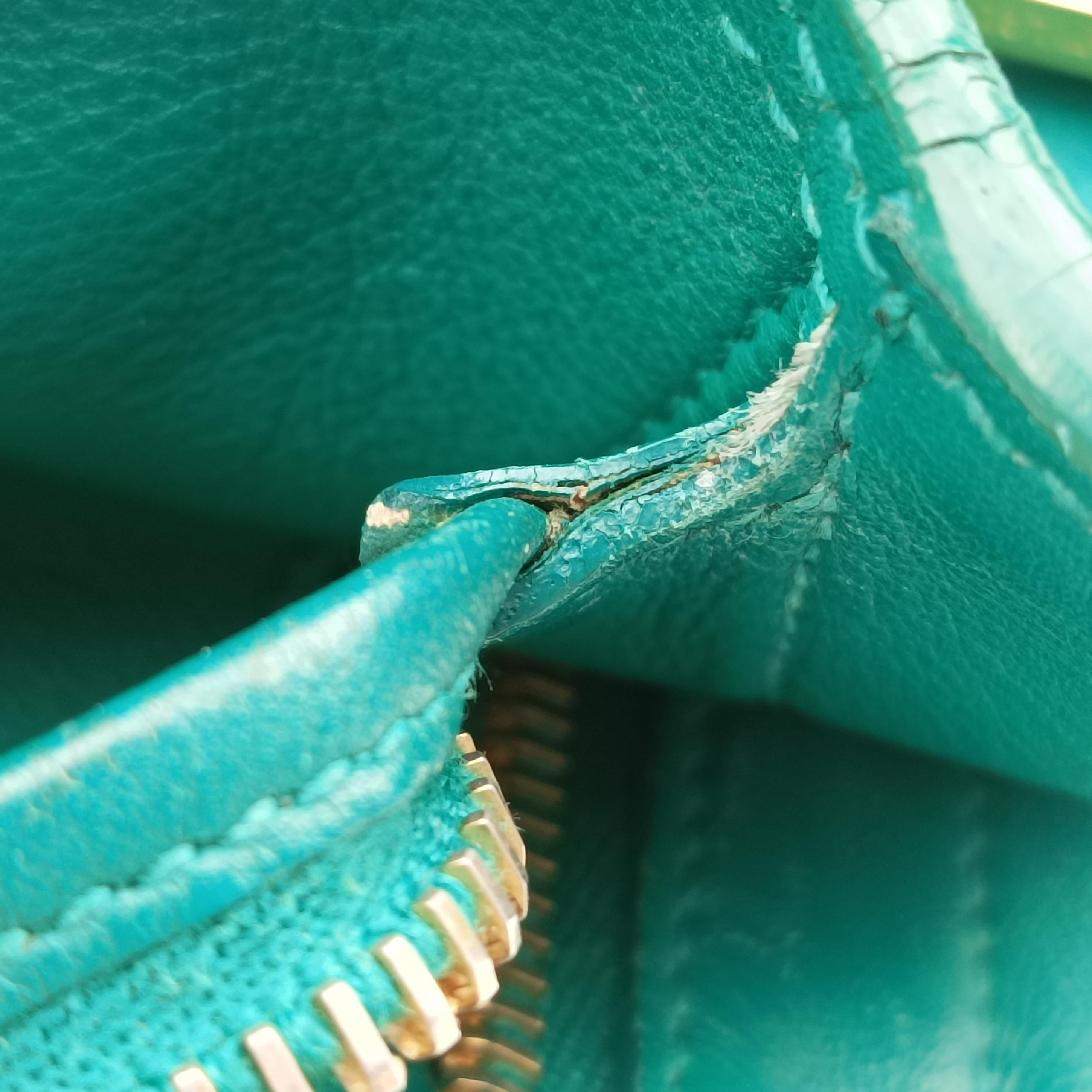 Secondhand Yves Saint Laurent Y Ligne Petit Cabas Green Leather 311210 shoulderbag | stylenewstar