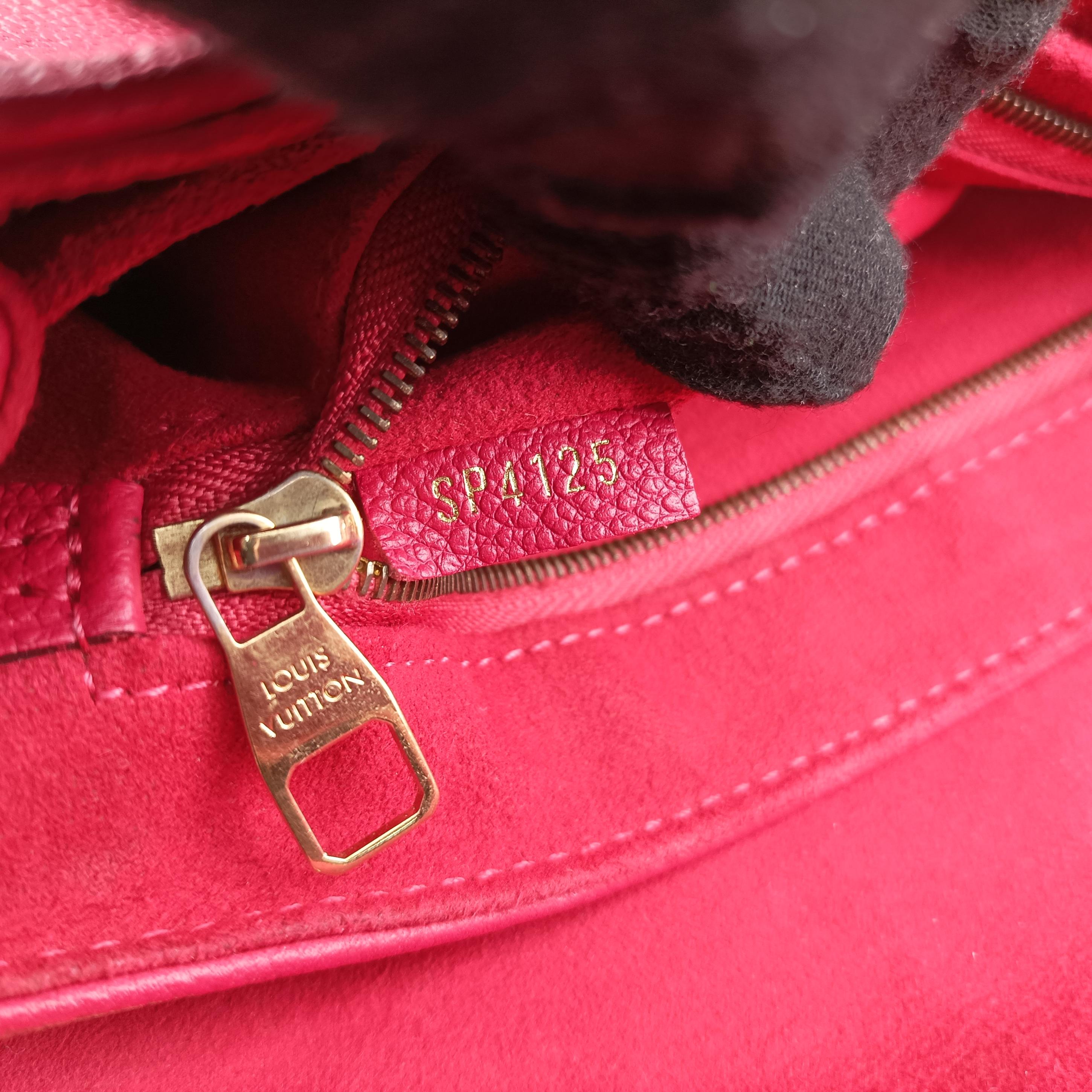 Pre-owned Louis Vuitton Saint-Germain MM CERISE Monogram Empreinte  shoulderbag | stylenewstar