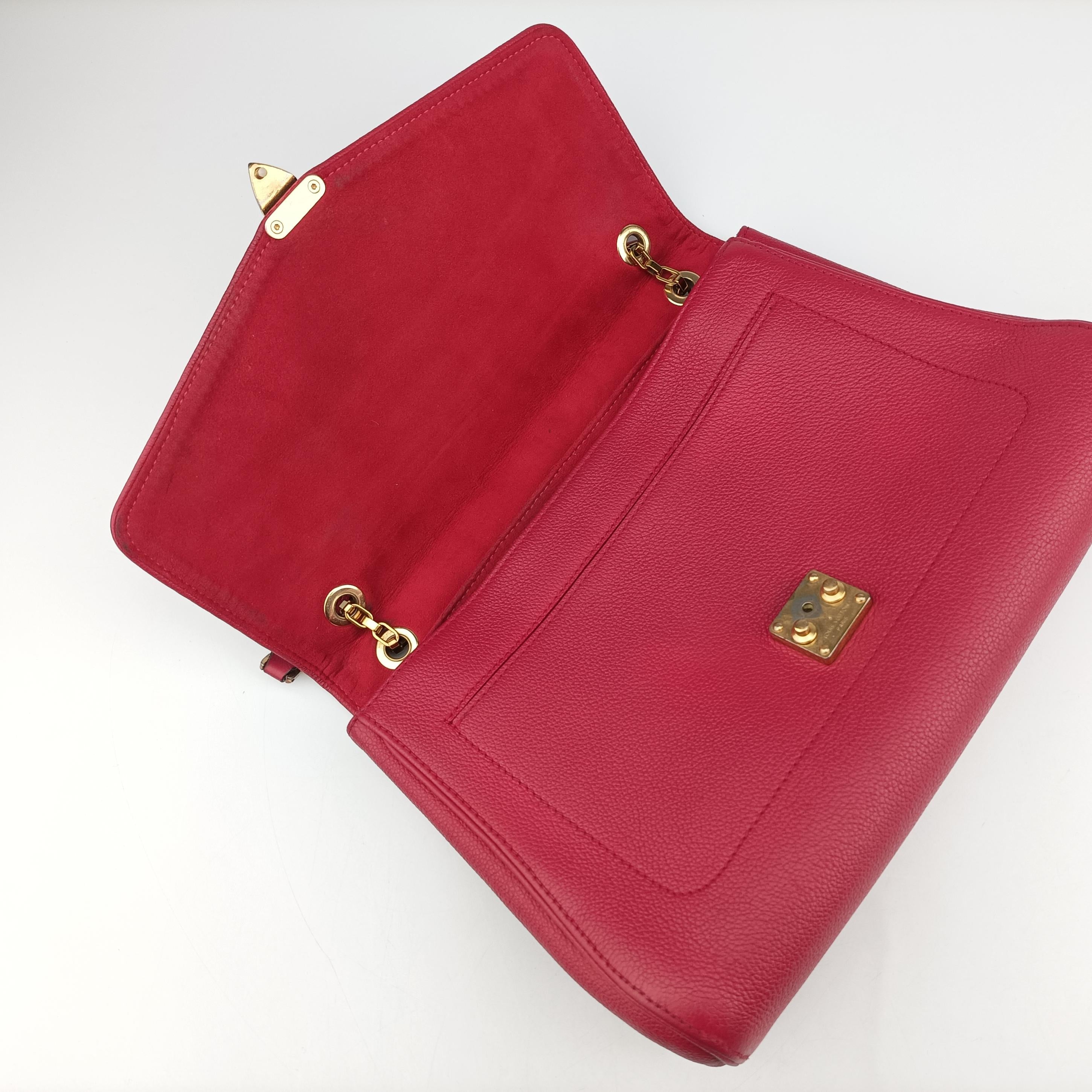 Pre-owned Louis Vuitton Saint-Germain MM CERISE Monogram Empreinte  shoulderbag | stylenewstar