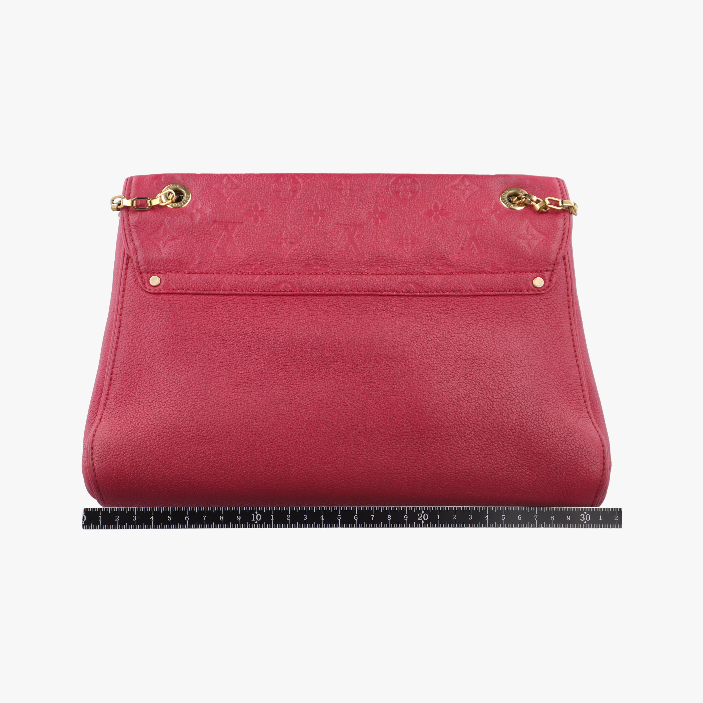 Pre-owned Louis Vuitton Saint-Germain MM CERISE Monogram Empreinte  shoulderbag | stylenewstar