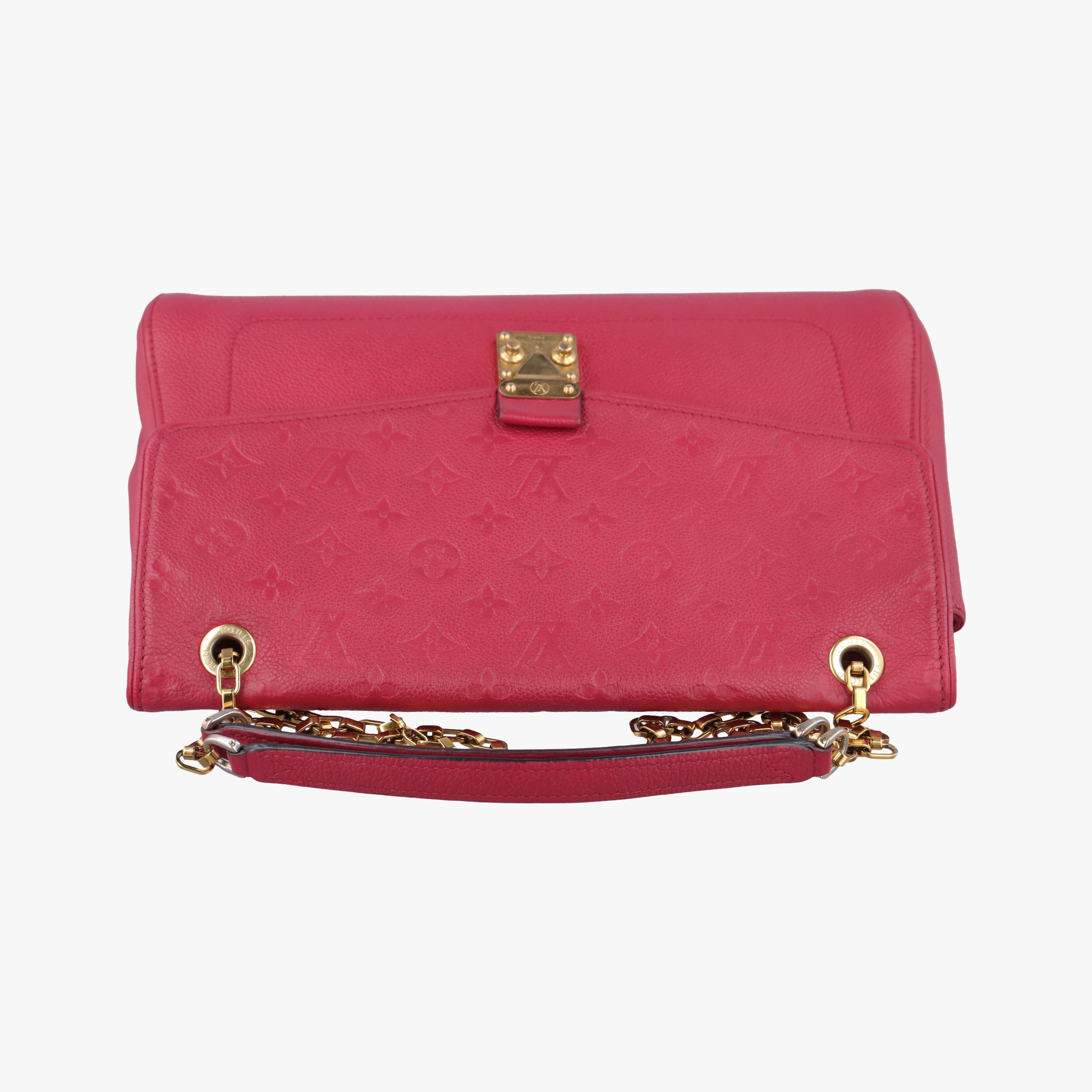 Pre-owned Louis Vuitton Saint-Germain MM CERISE Monogram Empreinte  shoulderbag | stylenewstar
