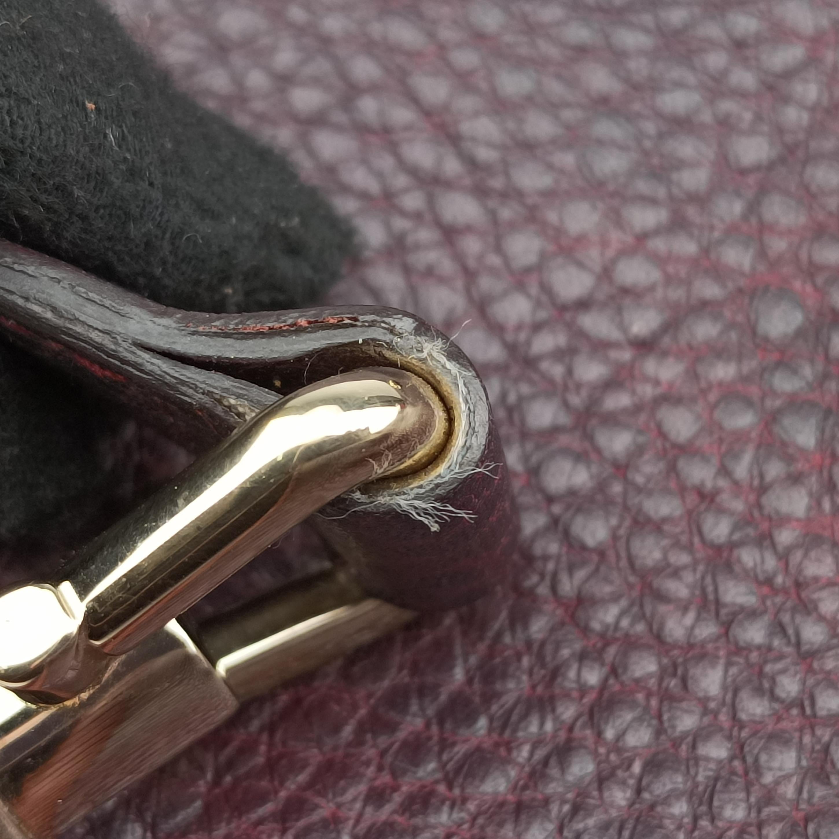 Pre-owned Gucci New Jackie Purple Leather 218491 shoulderbag | stylenewstar