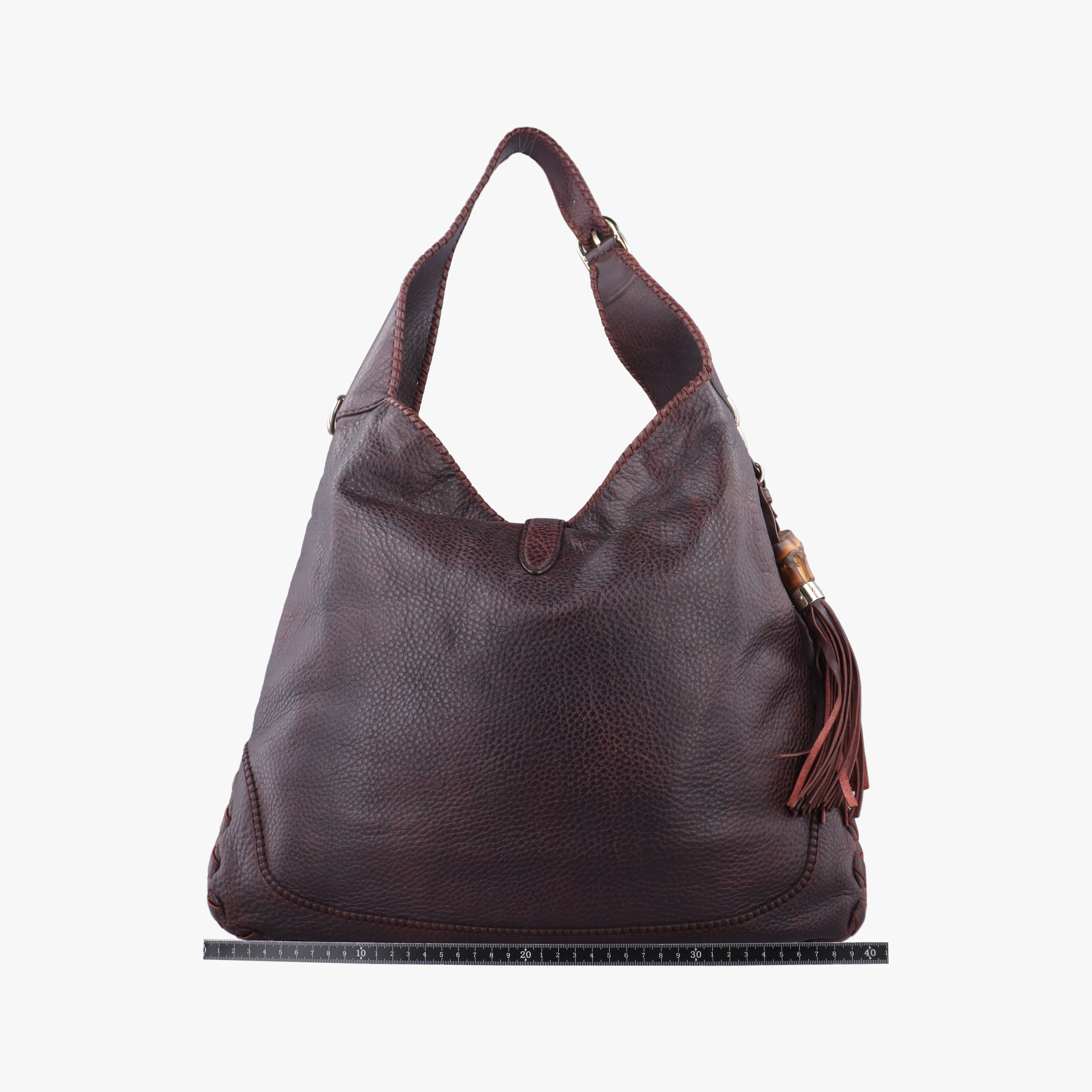 Pre-owned Gucci New Jackie Purple Leather 218491 shoulderbag | stylenewstar