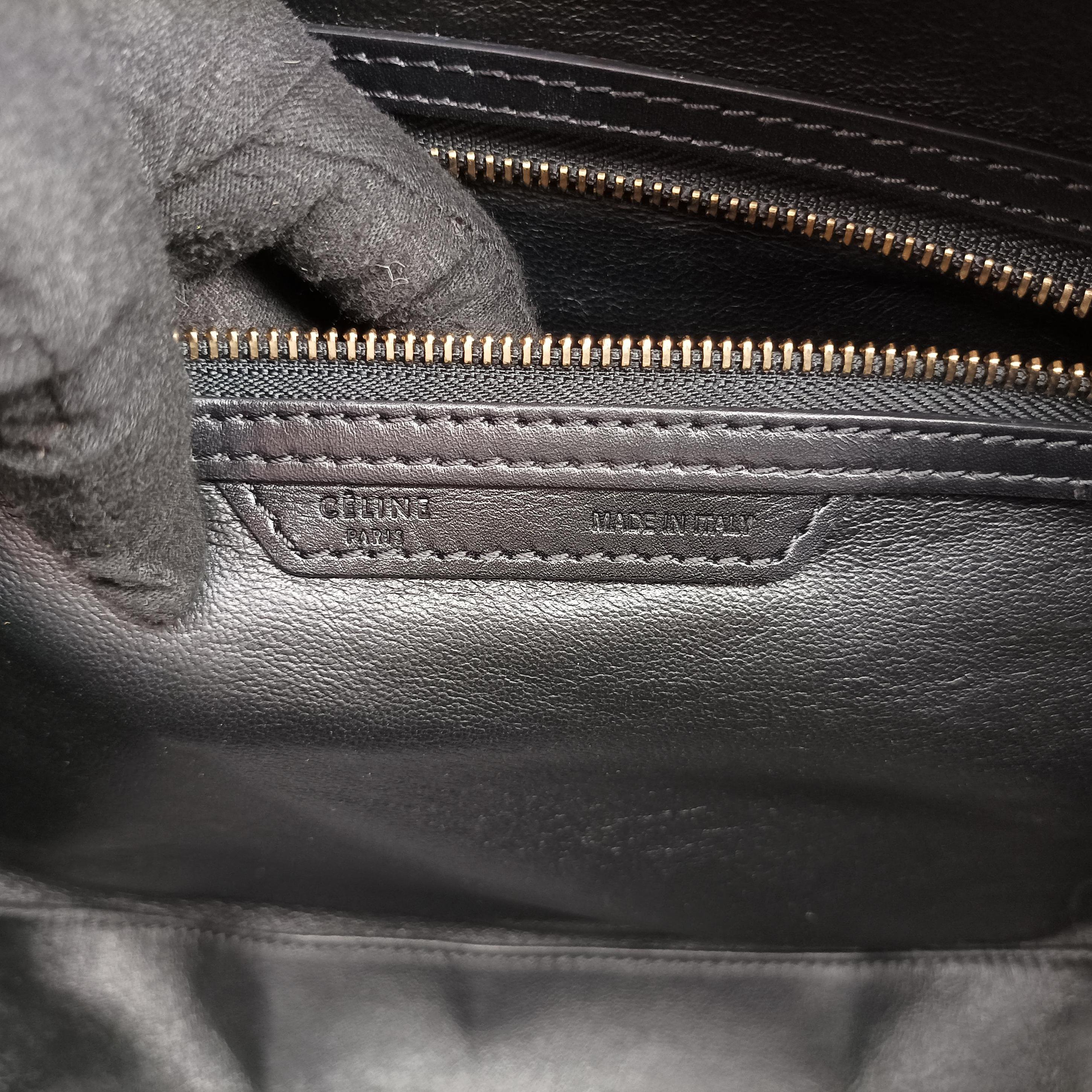 Secondhand Celine Luggage Mini Shopper Black×Beige×multicolor ponyhair×Leather  handbag | stylenewstar