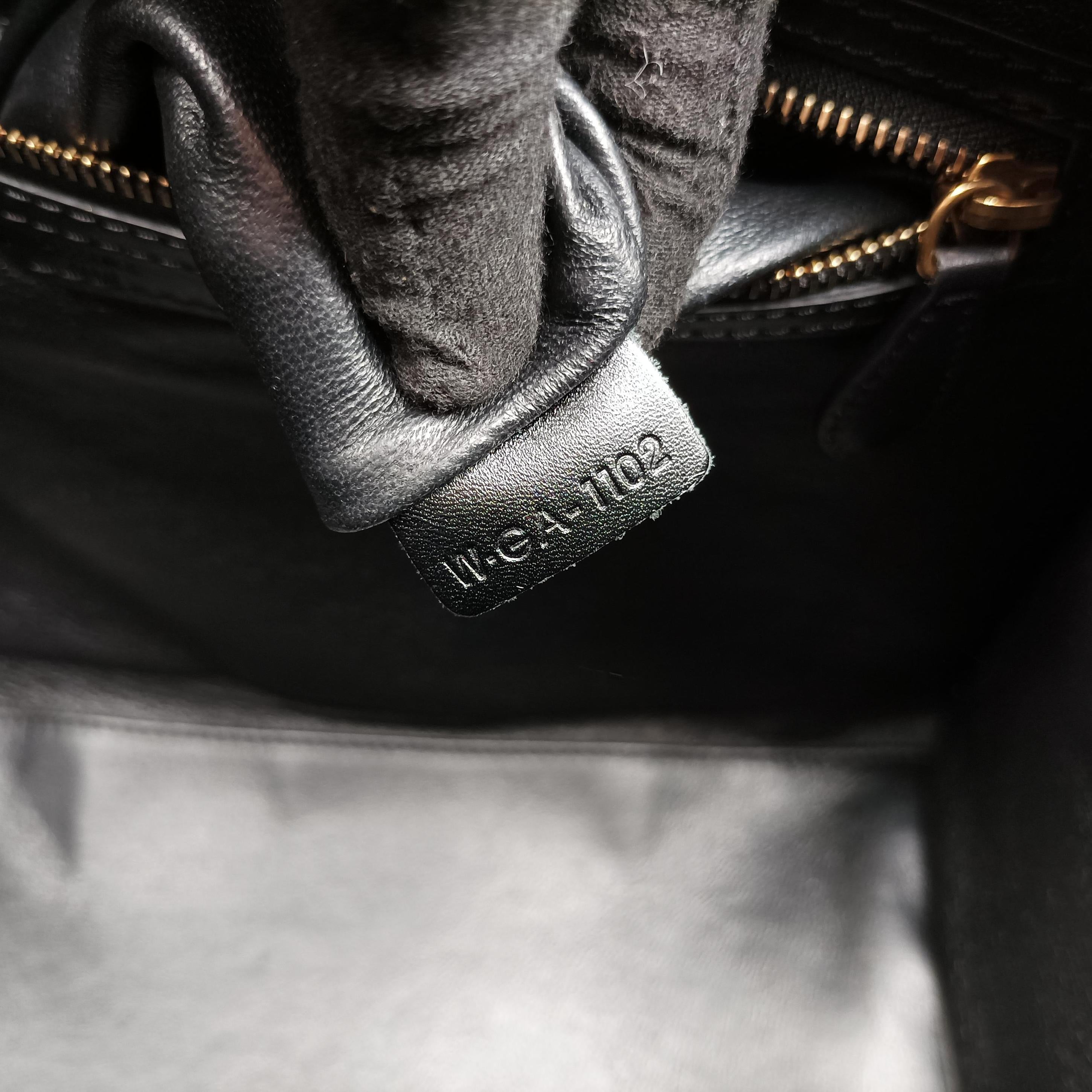 Secondhand Celine Luggage Mini Shopper Black×Beige×multicolor ponyhair×Leather  handbag | stylenewstar
