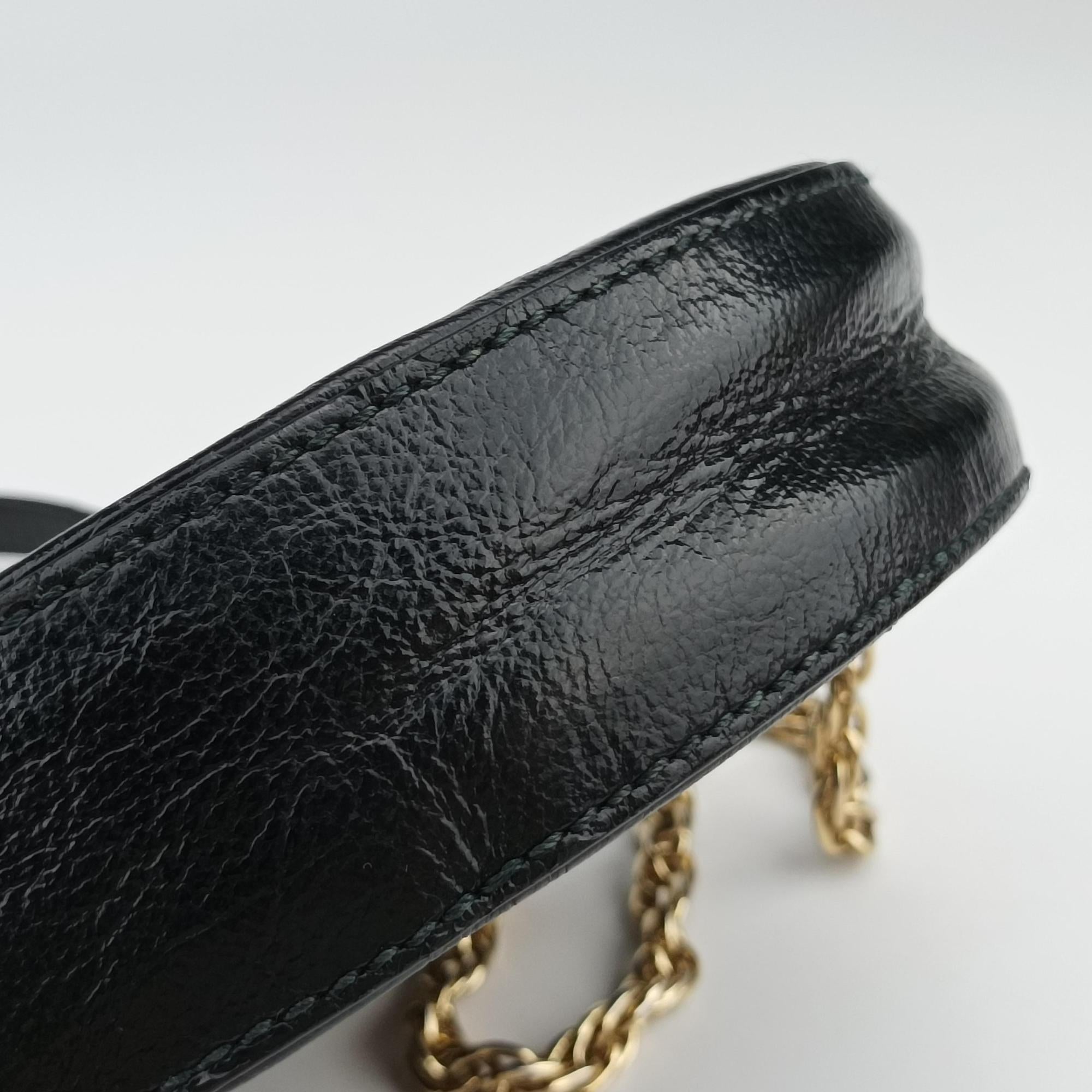 Secondhand Gucci Ophidia Black Suede×Leather 550618 shoulderbag | stylenewstar