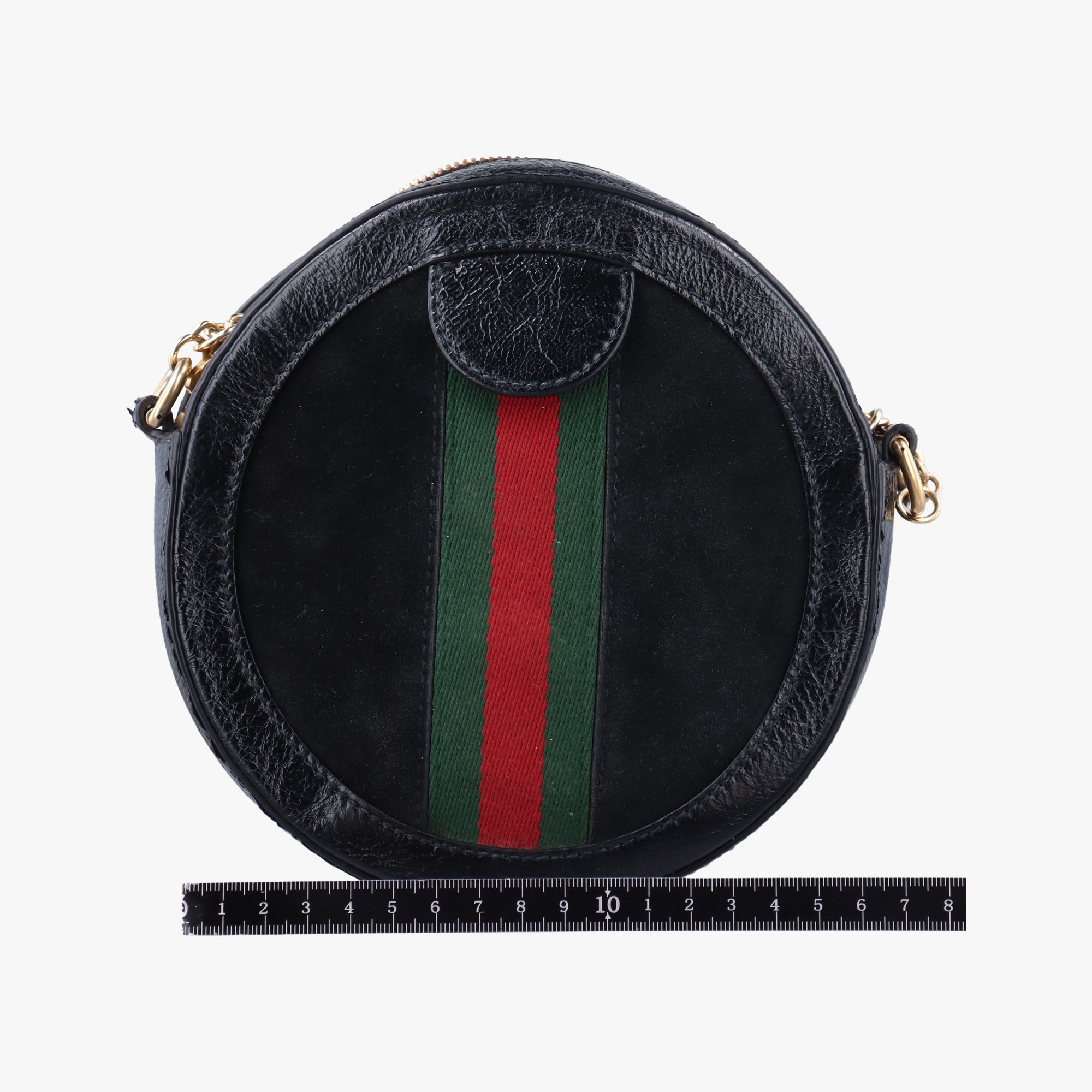 Secondhand Gucci Ophidia Black Suede×Leather 550618 shoulderbag | stylenewstar