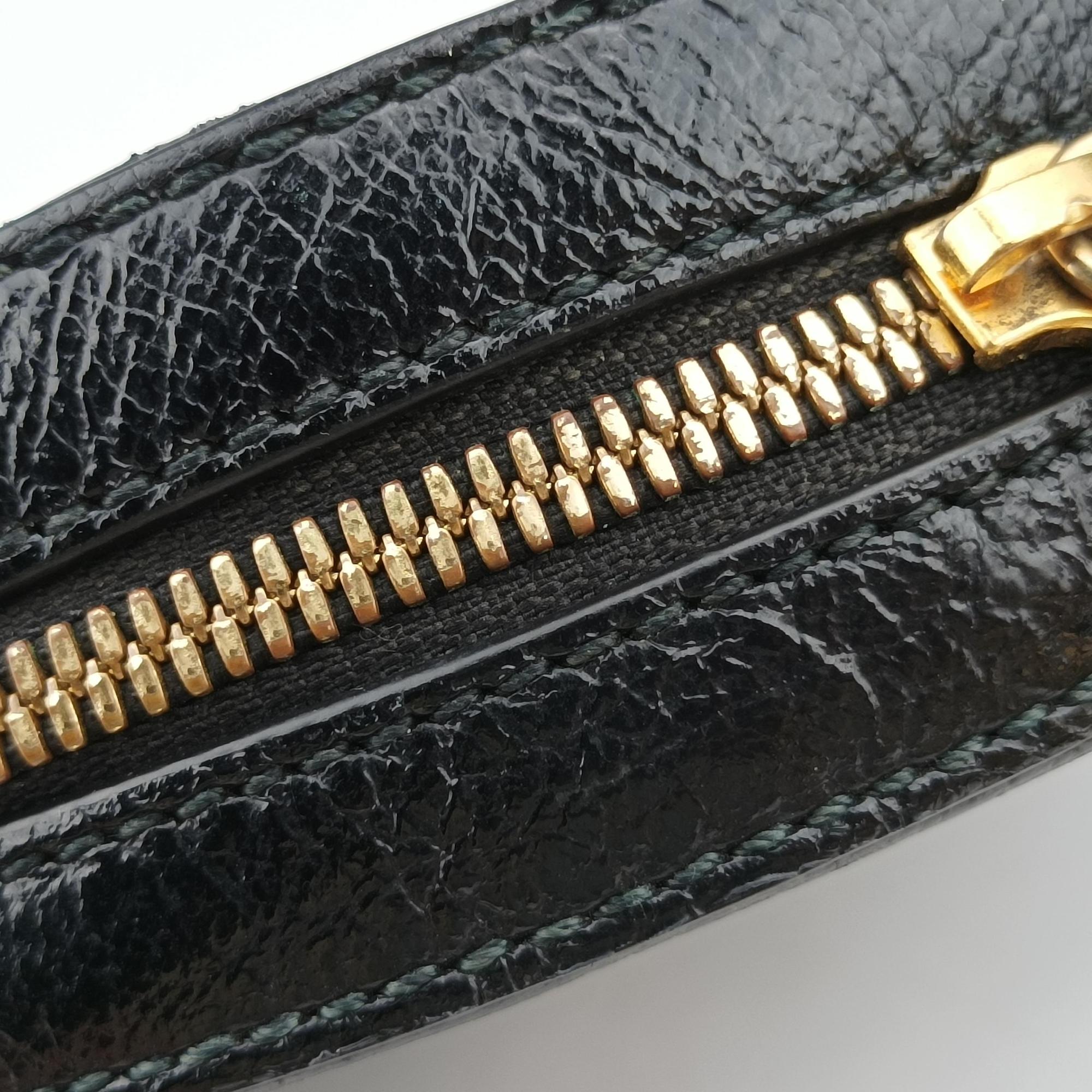 Secondhand Gucci Ophidia Black Suede×Leather 550618 shoulderbag | stylenewstar