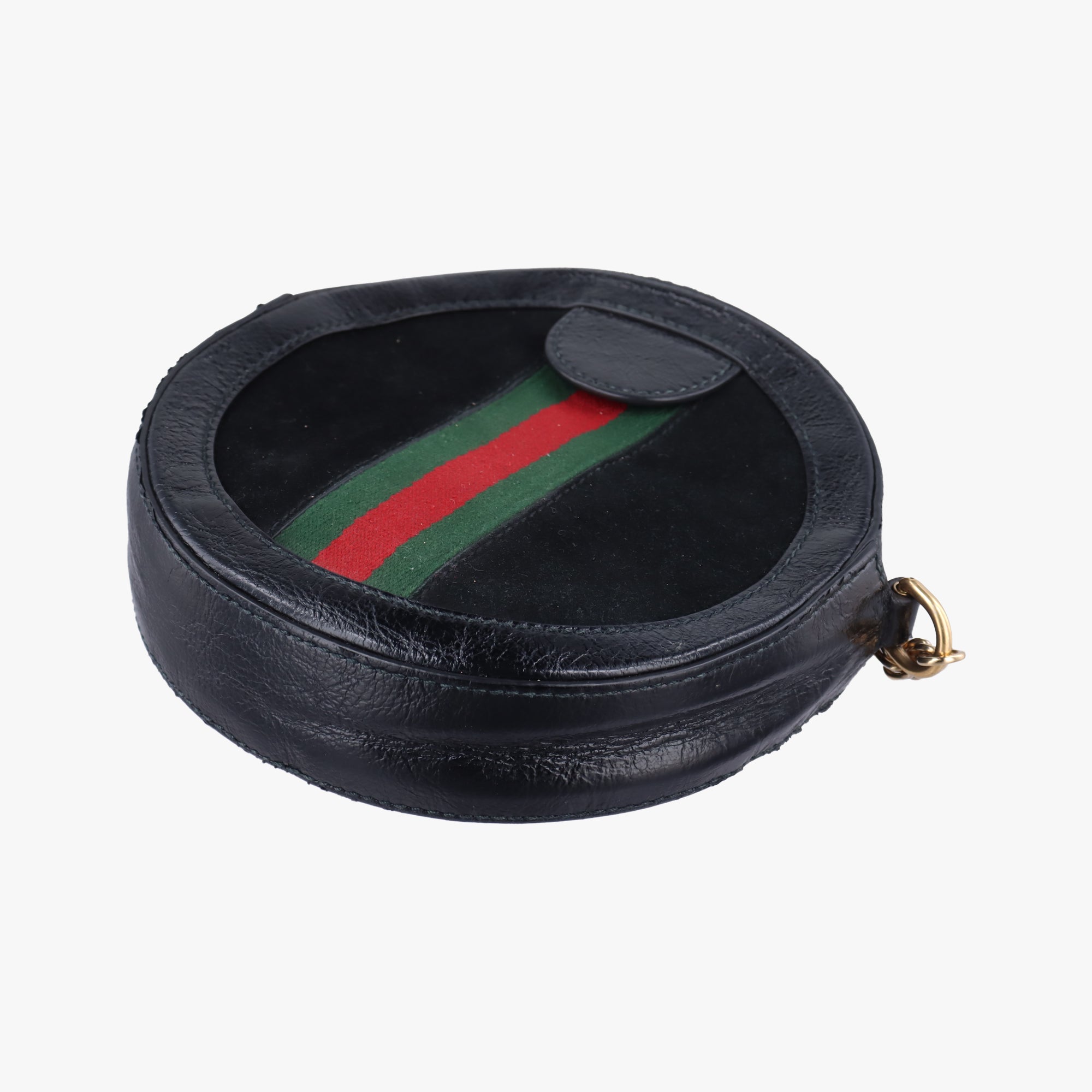 Secondhand Gucci Ophidia Black Suede×Leather 550618 shoulderbag | stylenewstar