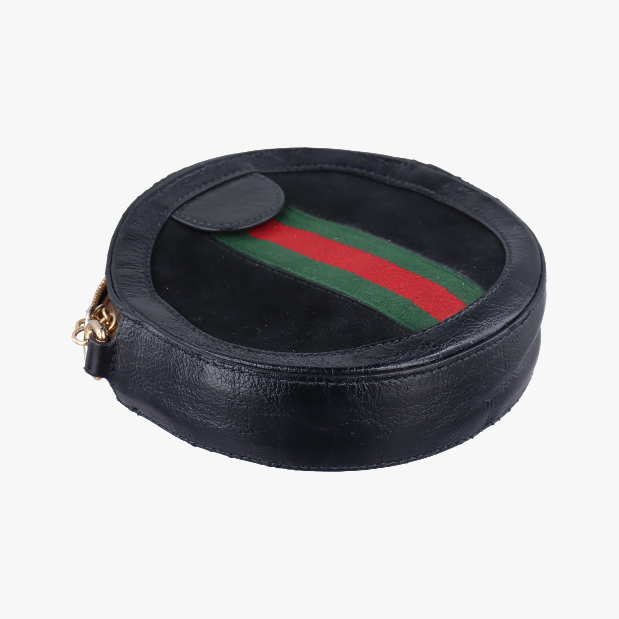 Secondhand Gucci Ophidia Black Suede×Leather 550618 shoulderbag | stylenewstar