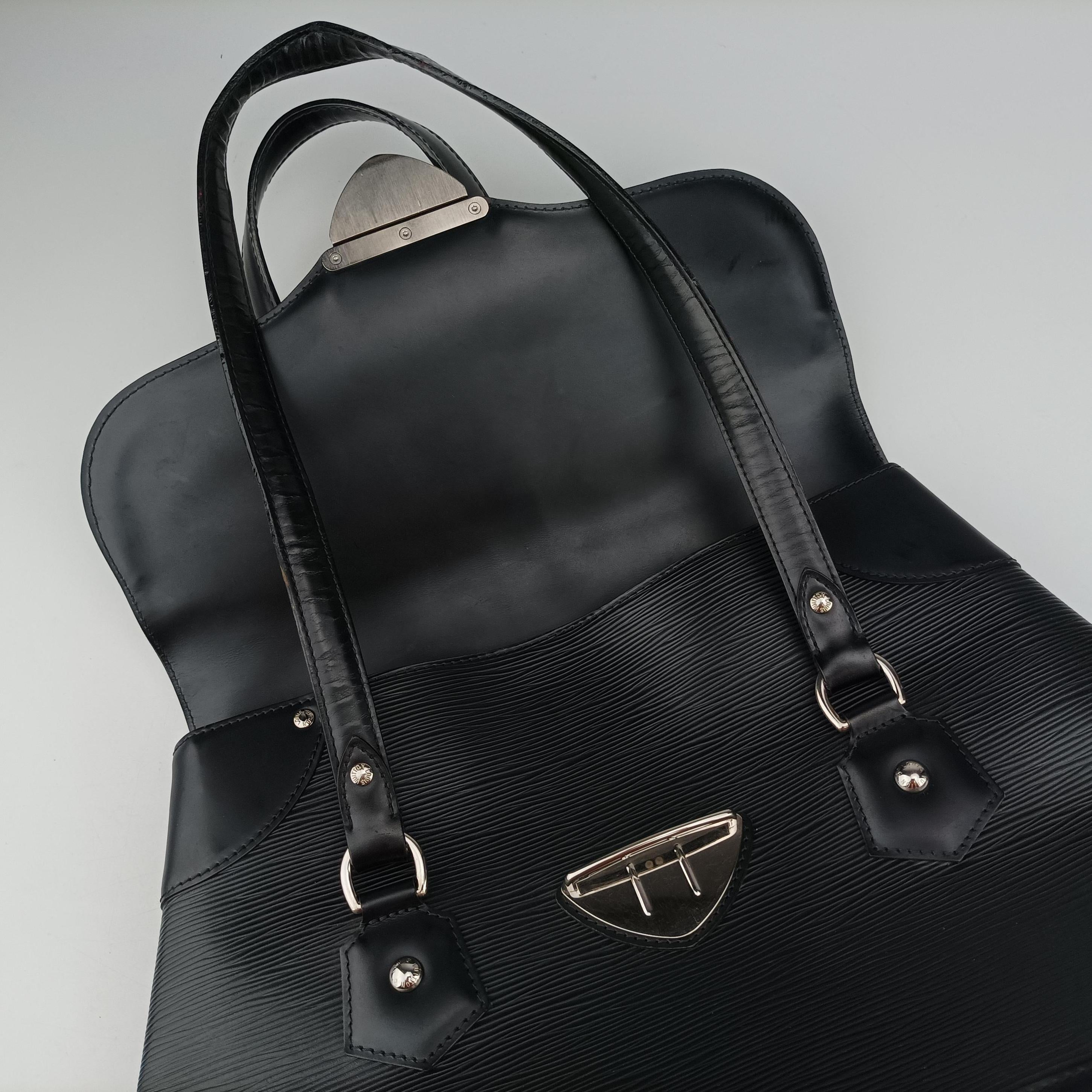 Pre-owned Louis Vuitton Bagatelle GM Black Epi M40222 shoulderbag | stylenewstar