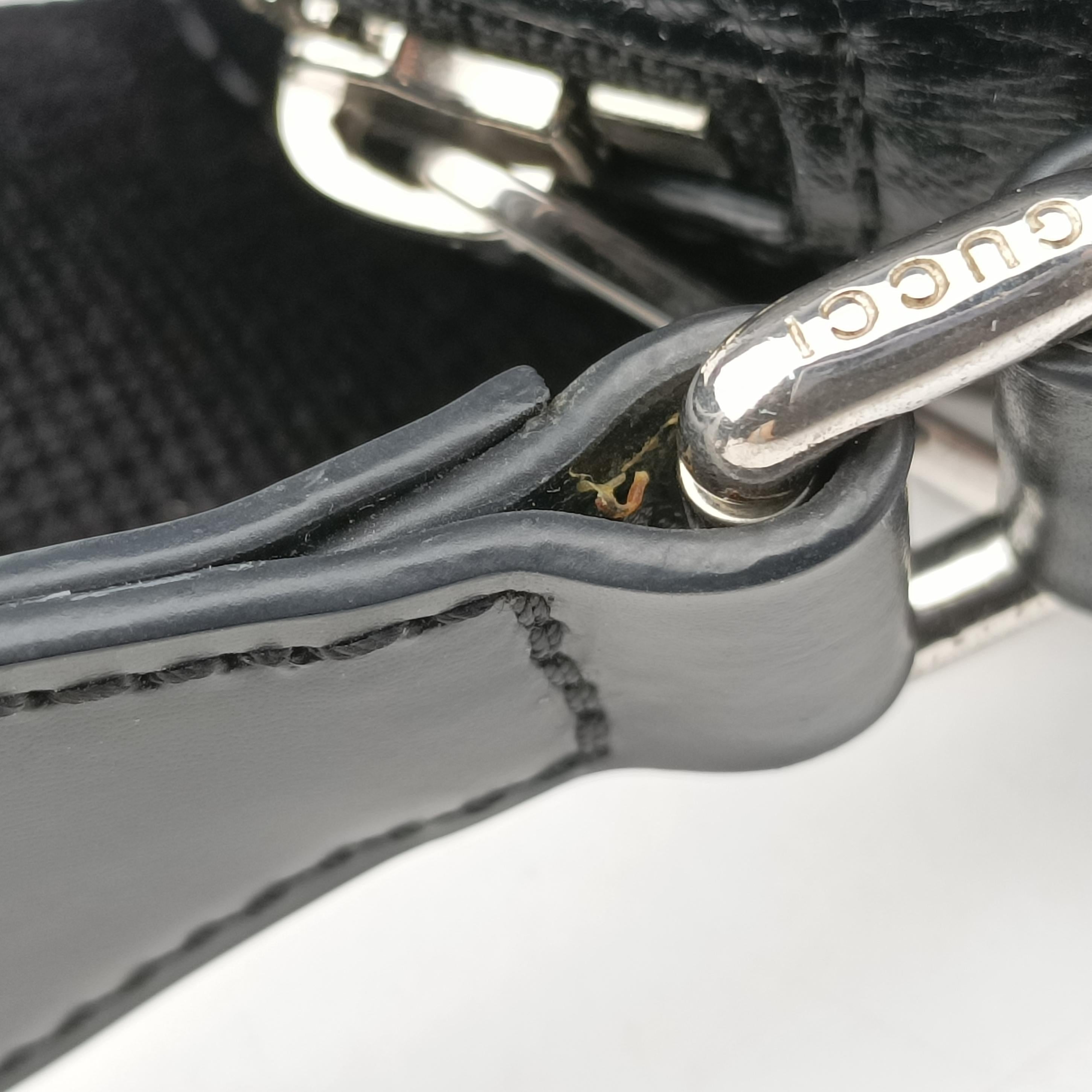 Vintage Gucci Supreme Tian Camera Black×beige PVC coated canvas×leather 450948 shoulderbag | stylenewstar