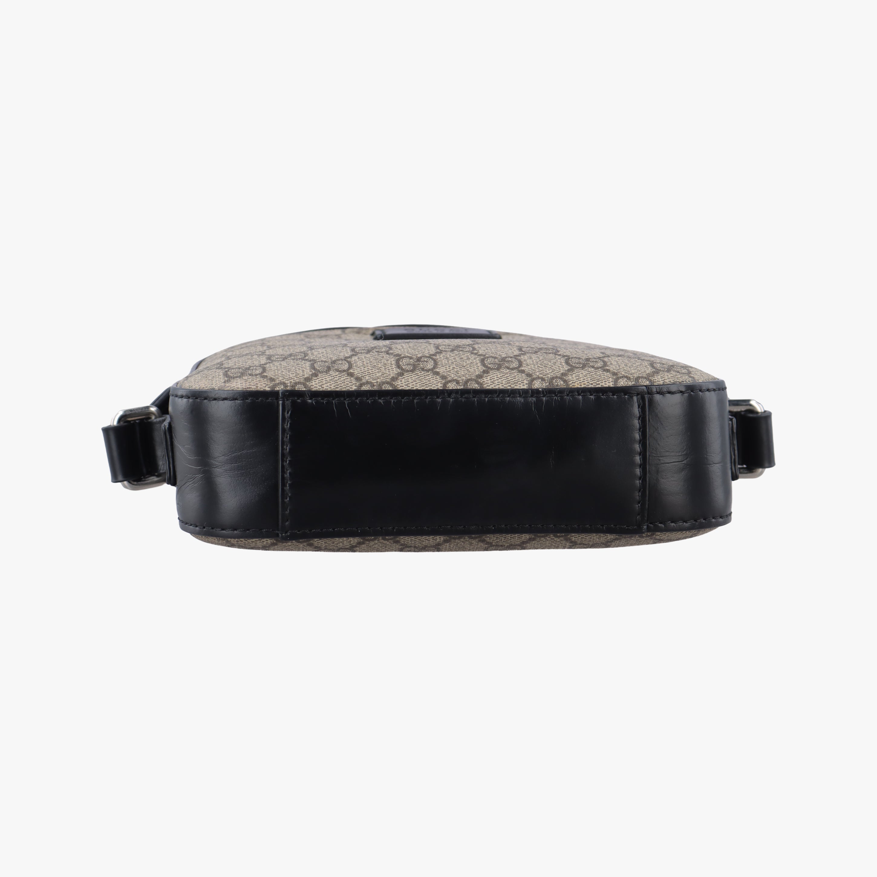 Vintage Gucci Supreme Tian Camera Black×beige PVC coated canvas×leather 450948 shoulderbag | stylenewstar